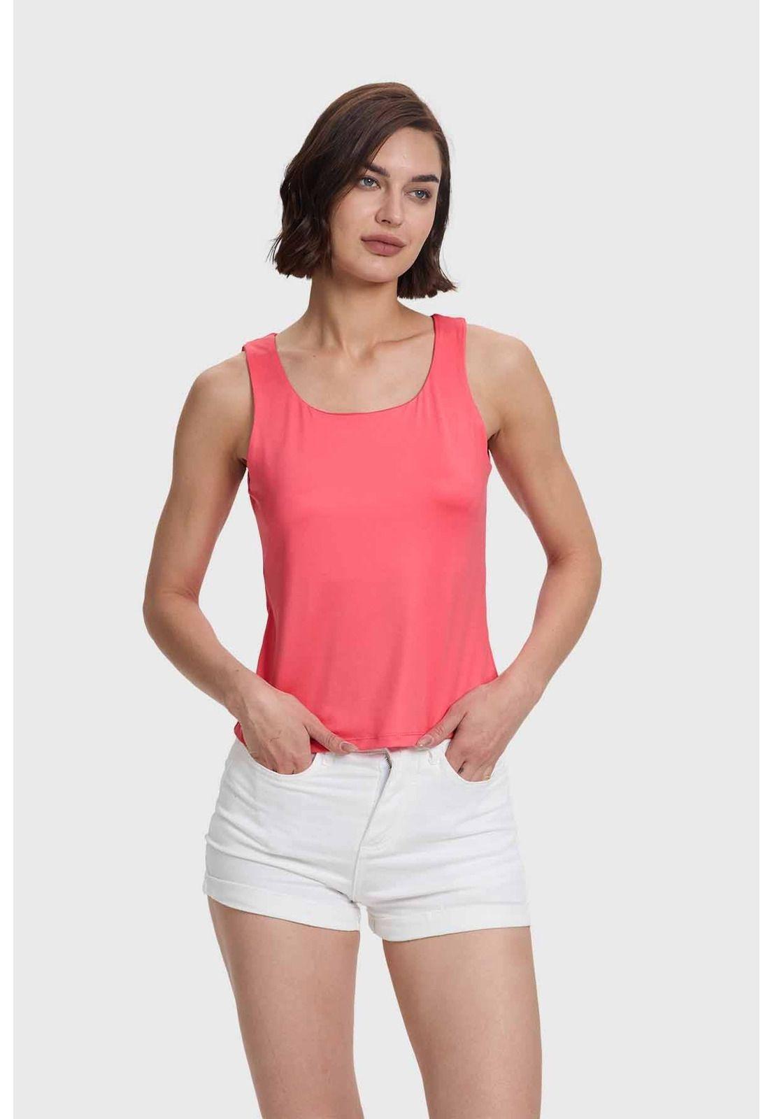 Polera Mujer Coral-1