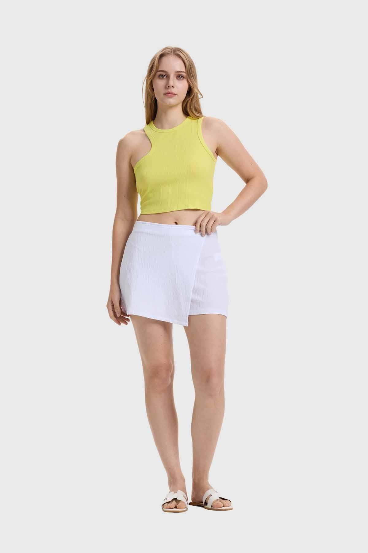 Polera Mujer Rib Verde-3