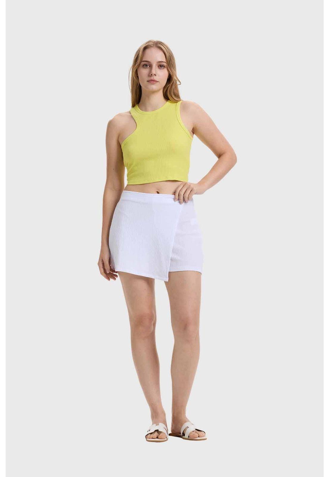 Polera Mujer Rib Verde - ll-3