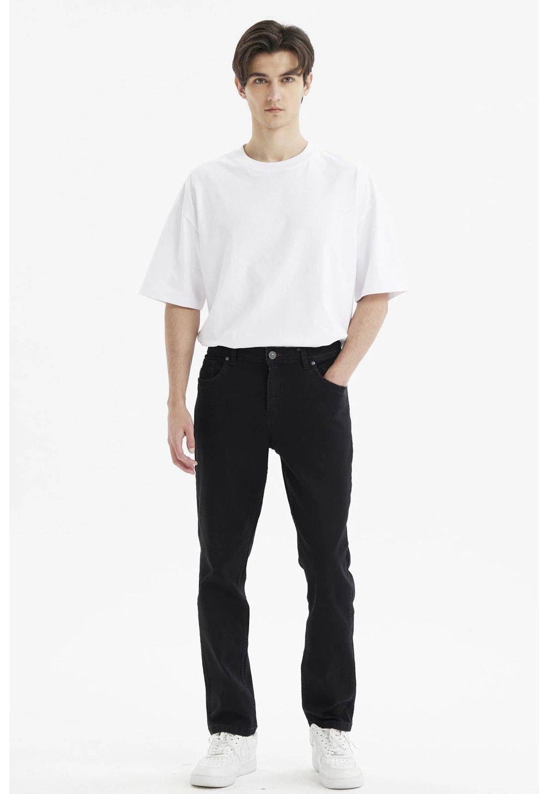 Jeans Hombre Slim 701 Negro-3