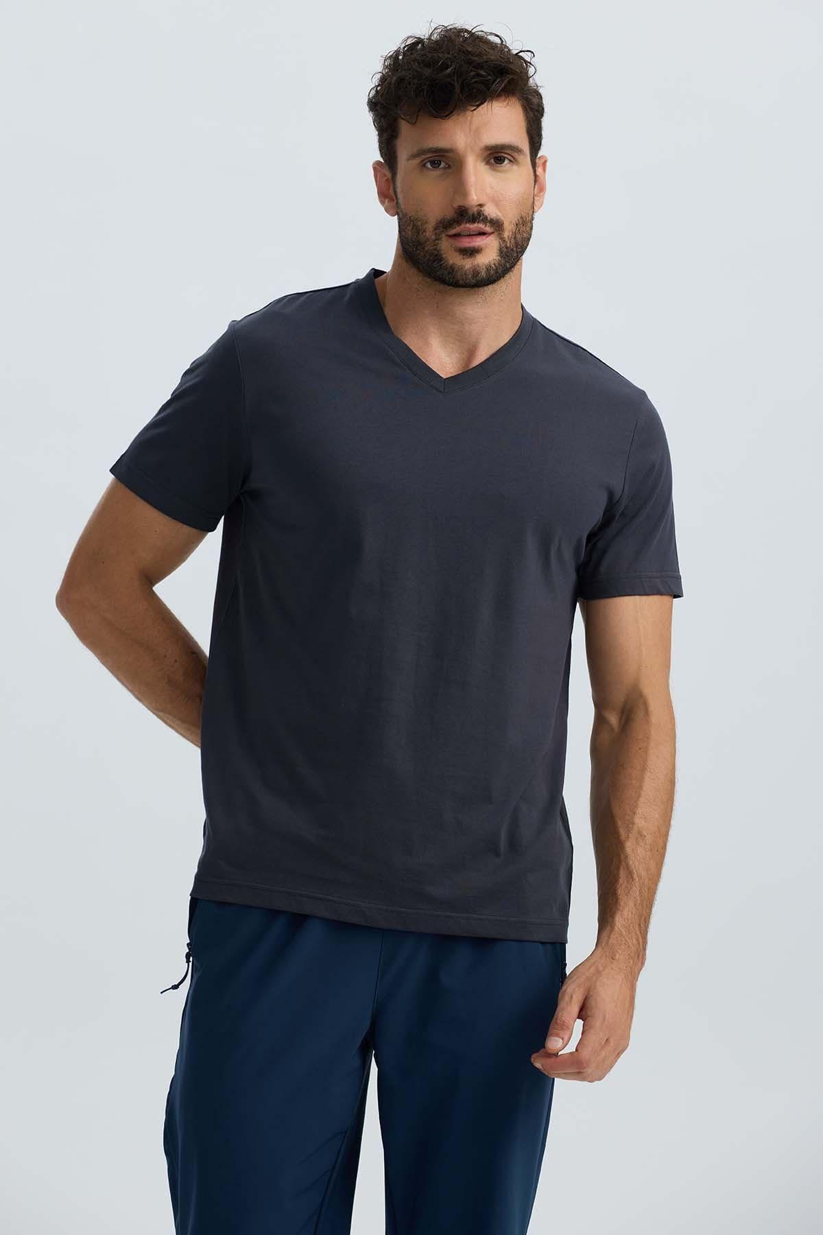 Polera Hombre Básica Marengo-2