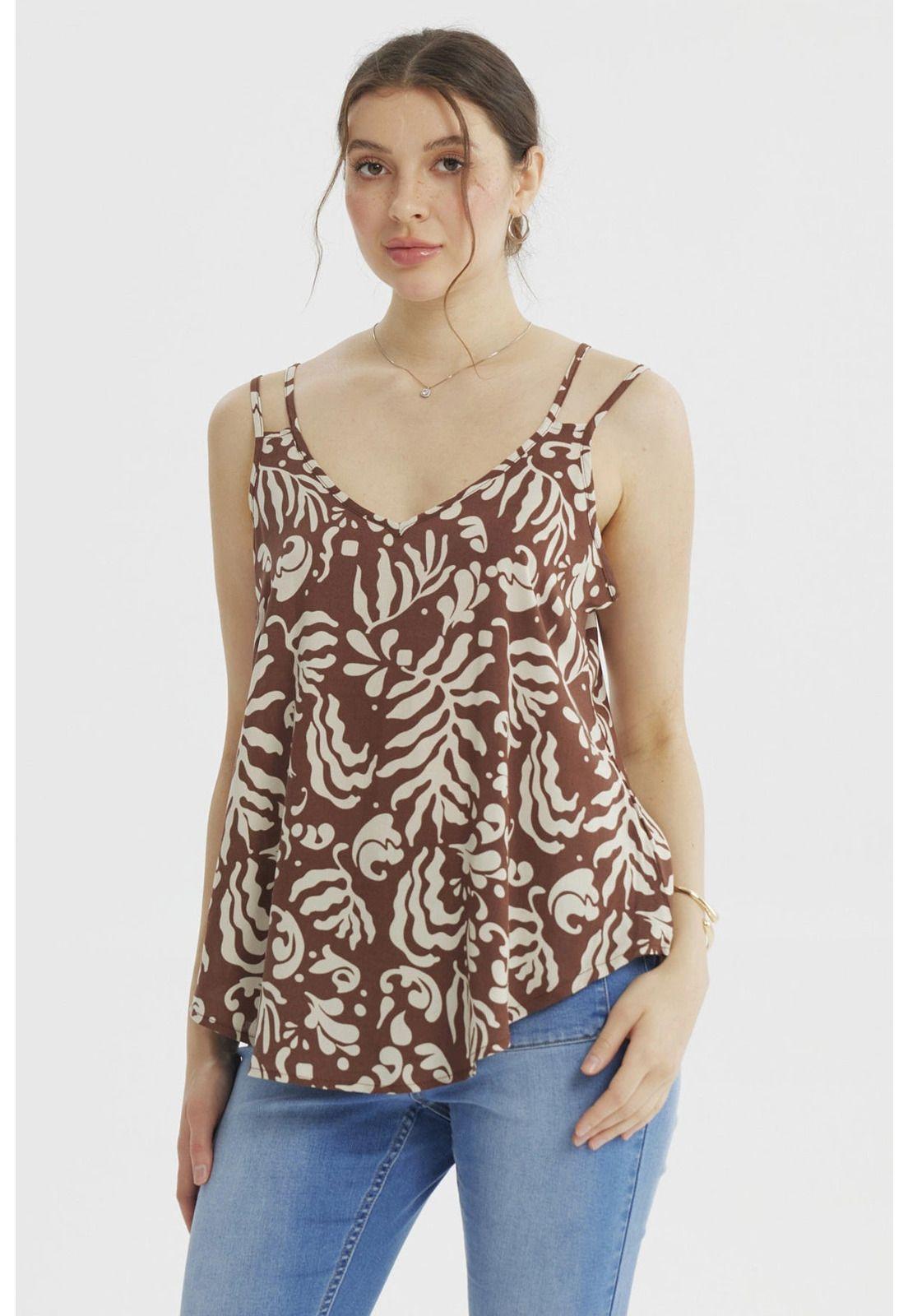 Peto Mujer Slim Café Claro-0