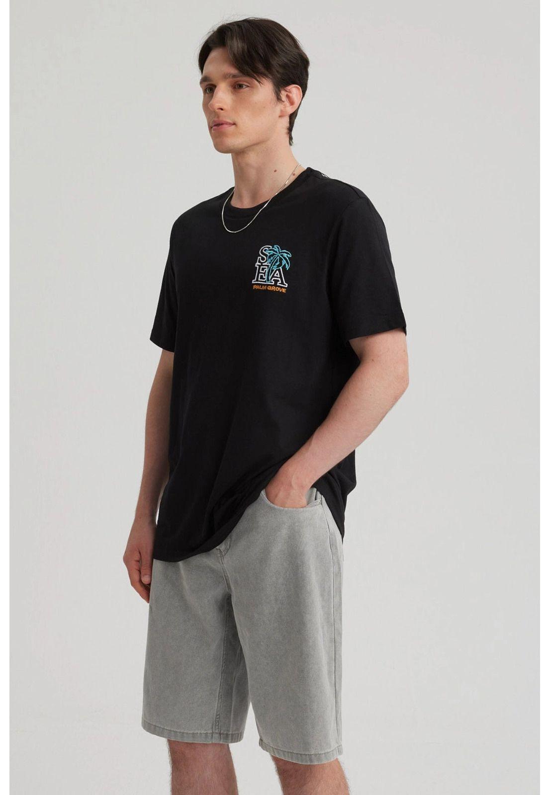 Polera Hombre Print Negro - X-3