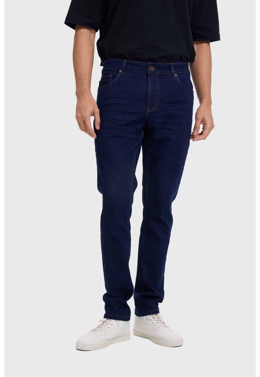 Jeans Hombre Slim Azul - VIII-0