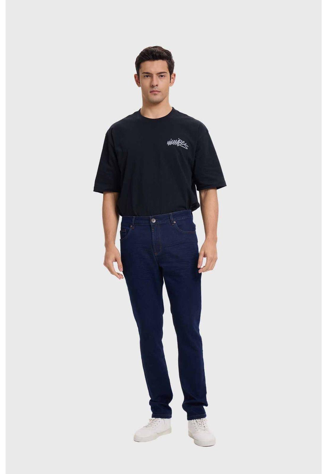 Jeans Hombre Slim Azul - VIII-3