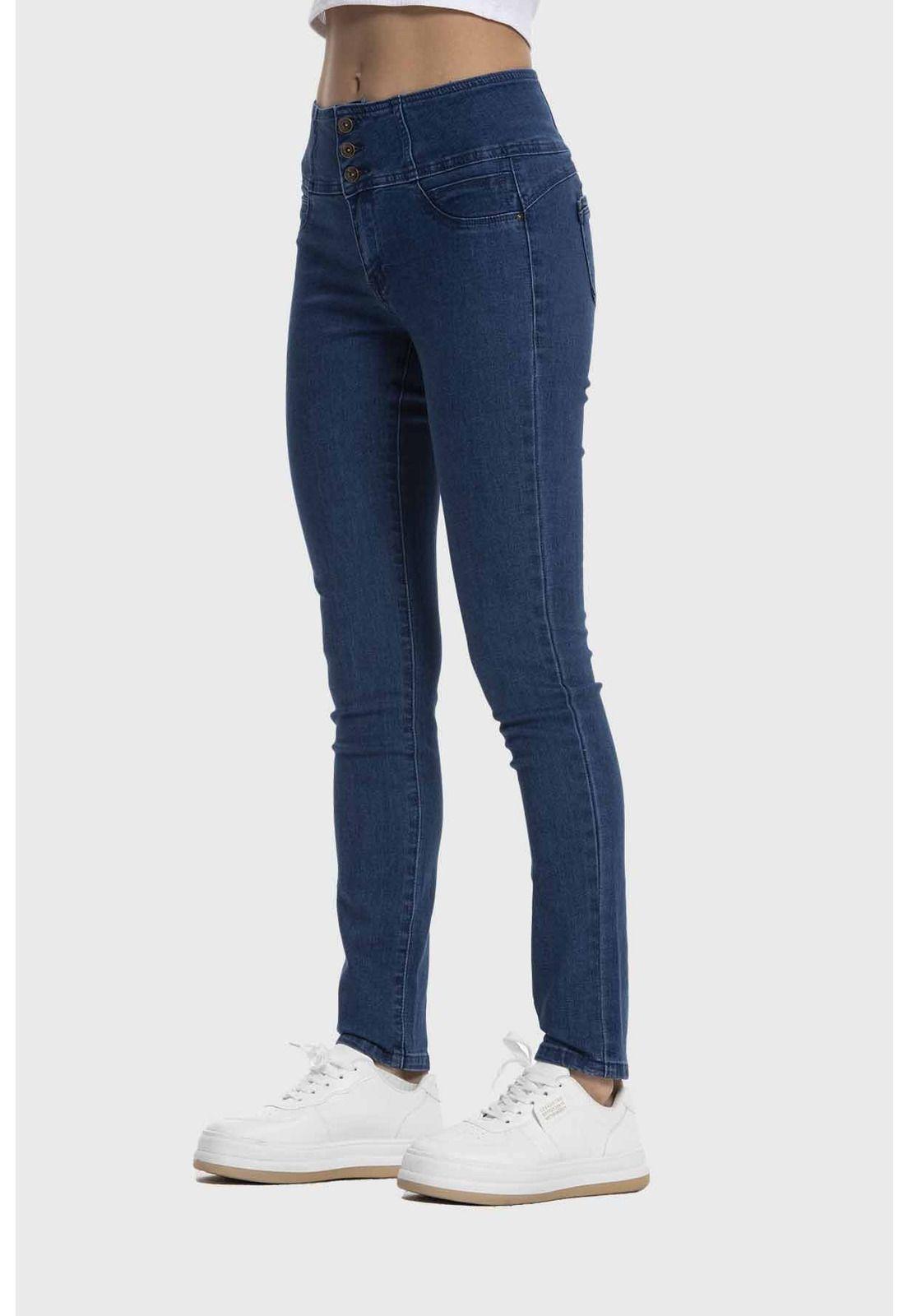 Jeans Mujer Modelo Castilla Azul - ll-1