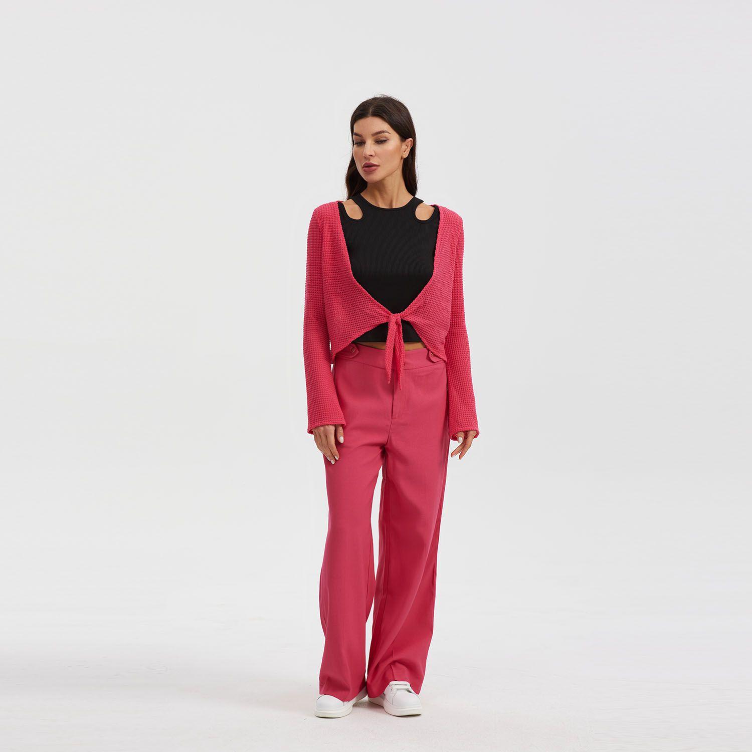 Polera Mujer Estilo Tapado Fucsia-3