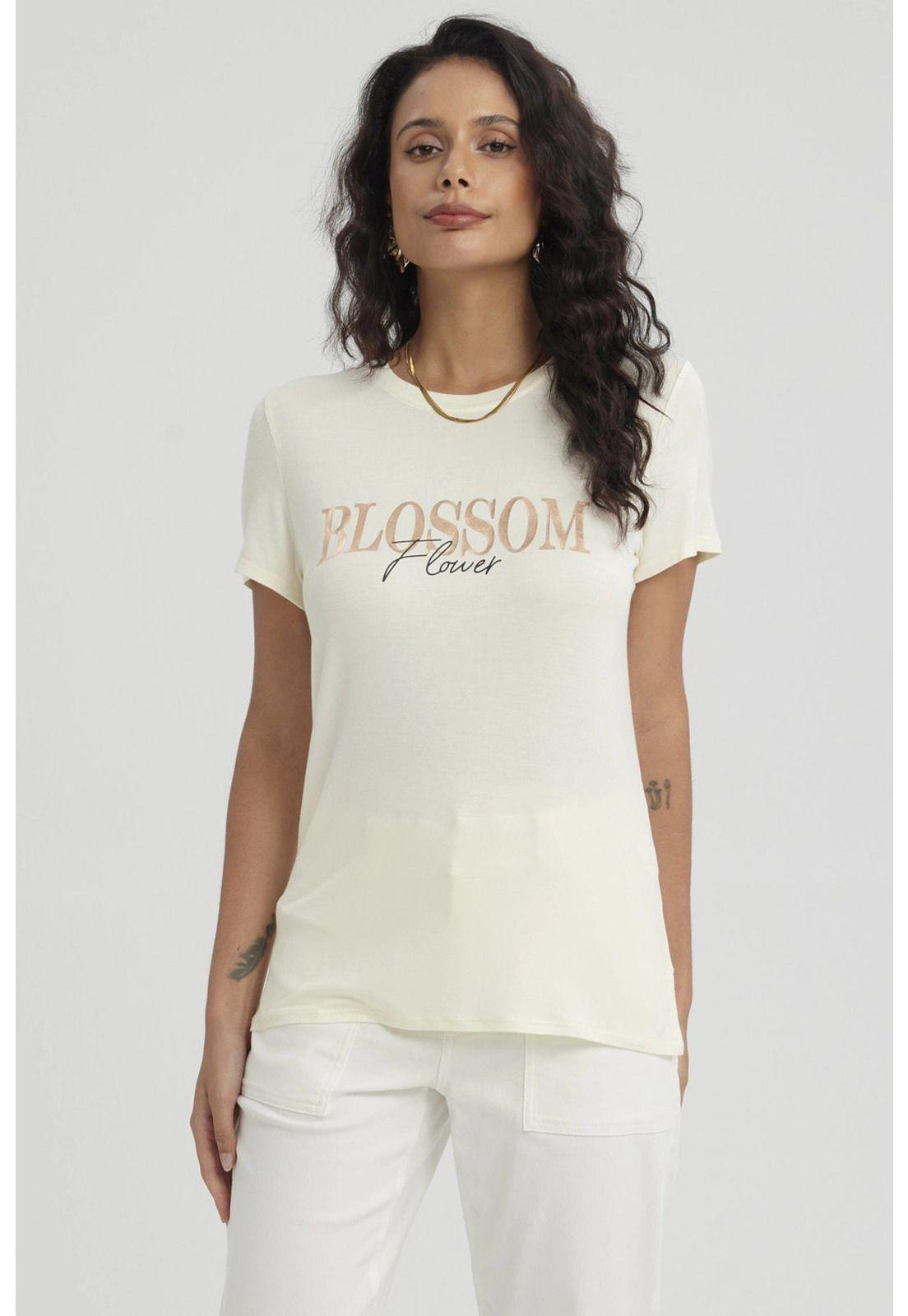 Polera Mujer Estampado Crema-4