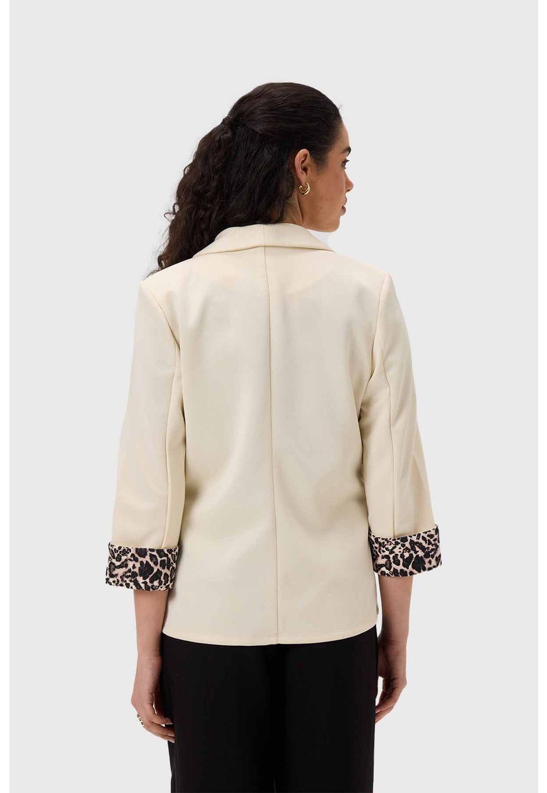 Blazer Mujer Puños Animal Arena-2