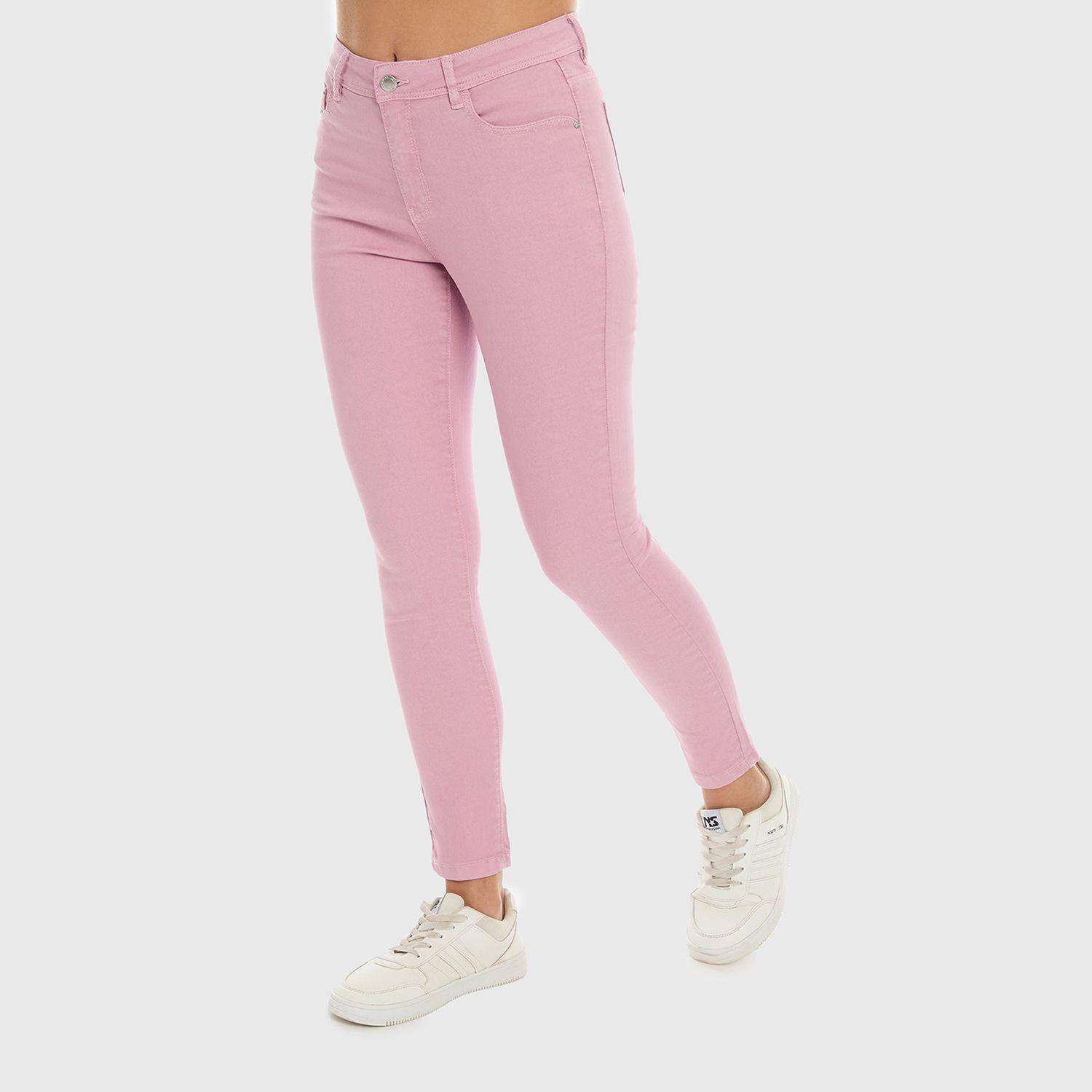 Jeans Mujer Emilia Rosado Fashion's Park-1