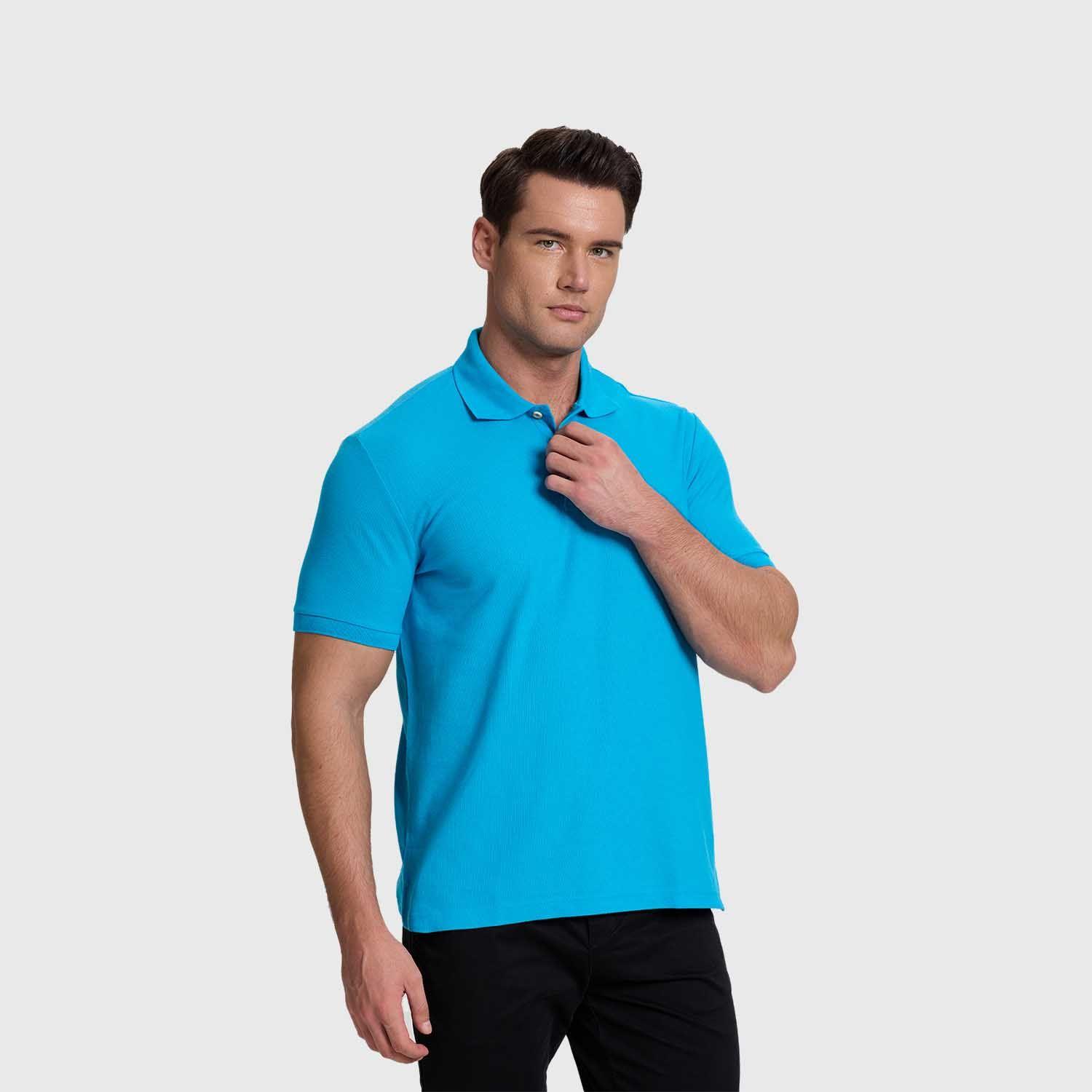 Polera Hombre Pique Básica Lisa Calipso I Fashion's Park-2