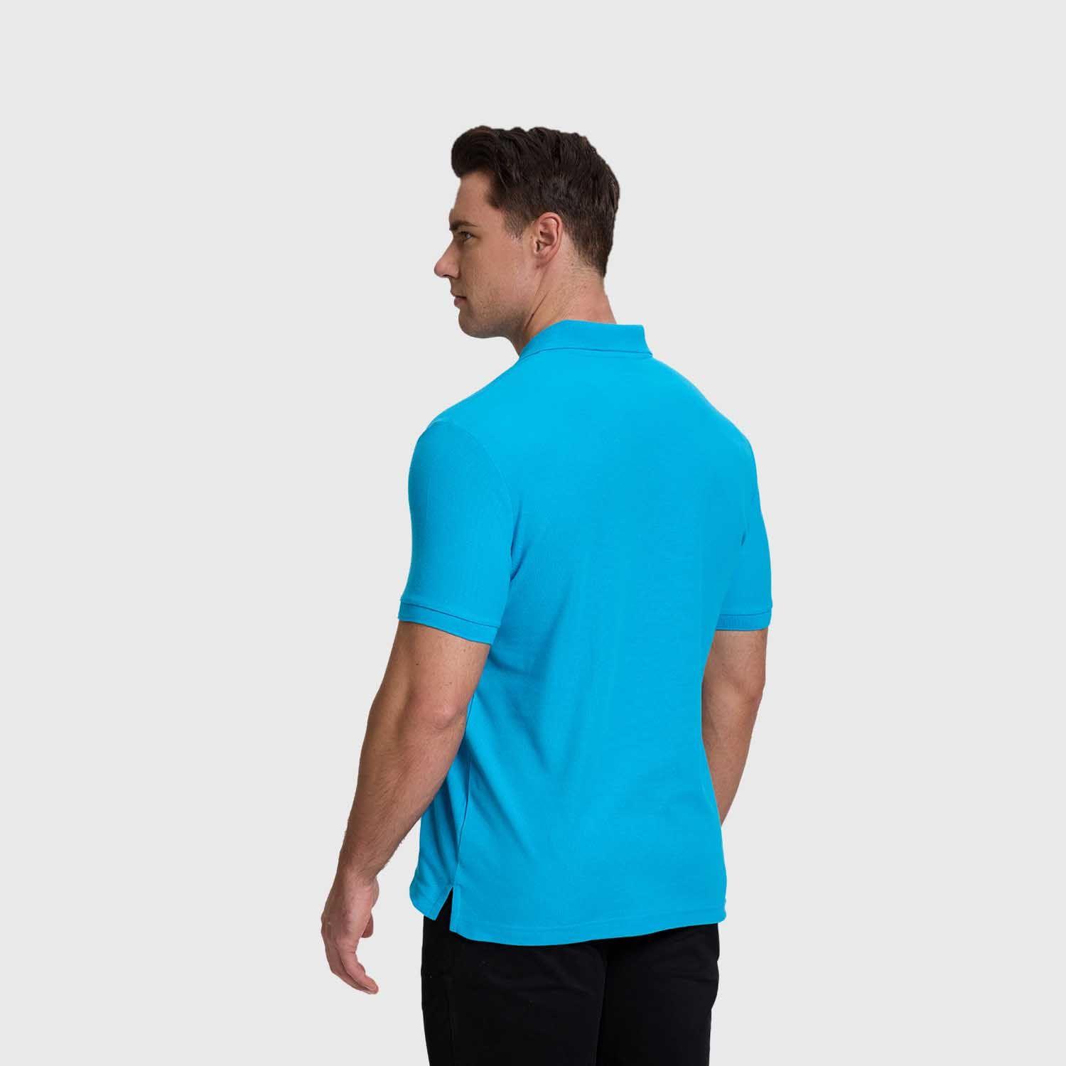 Polera Hombre Pique Básica Lisa Calipso I Fashion's Park-3