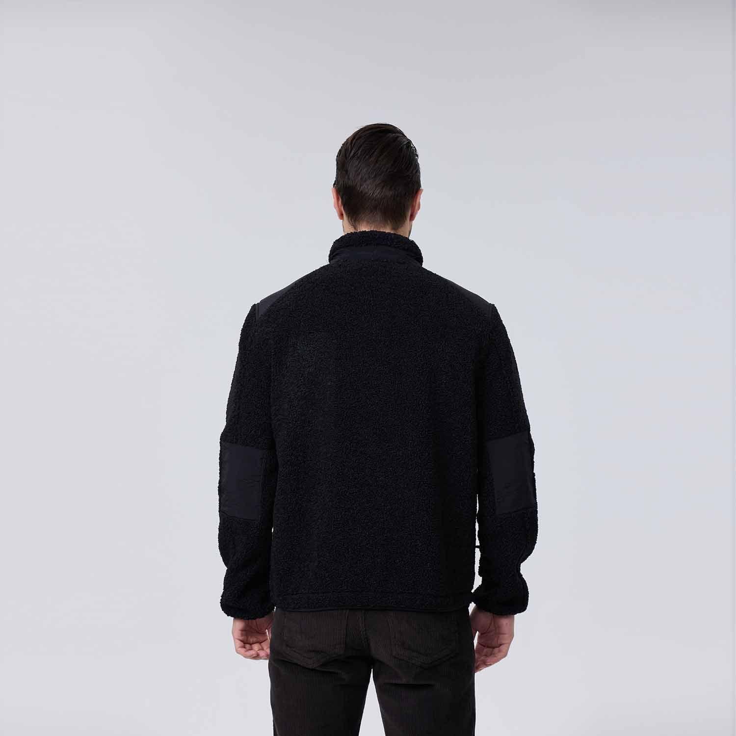 Polar Hombre Full Zipper Antelina Negro-2