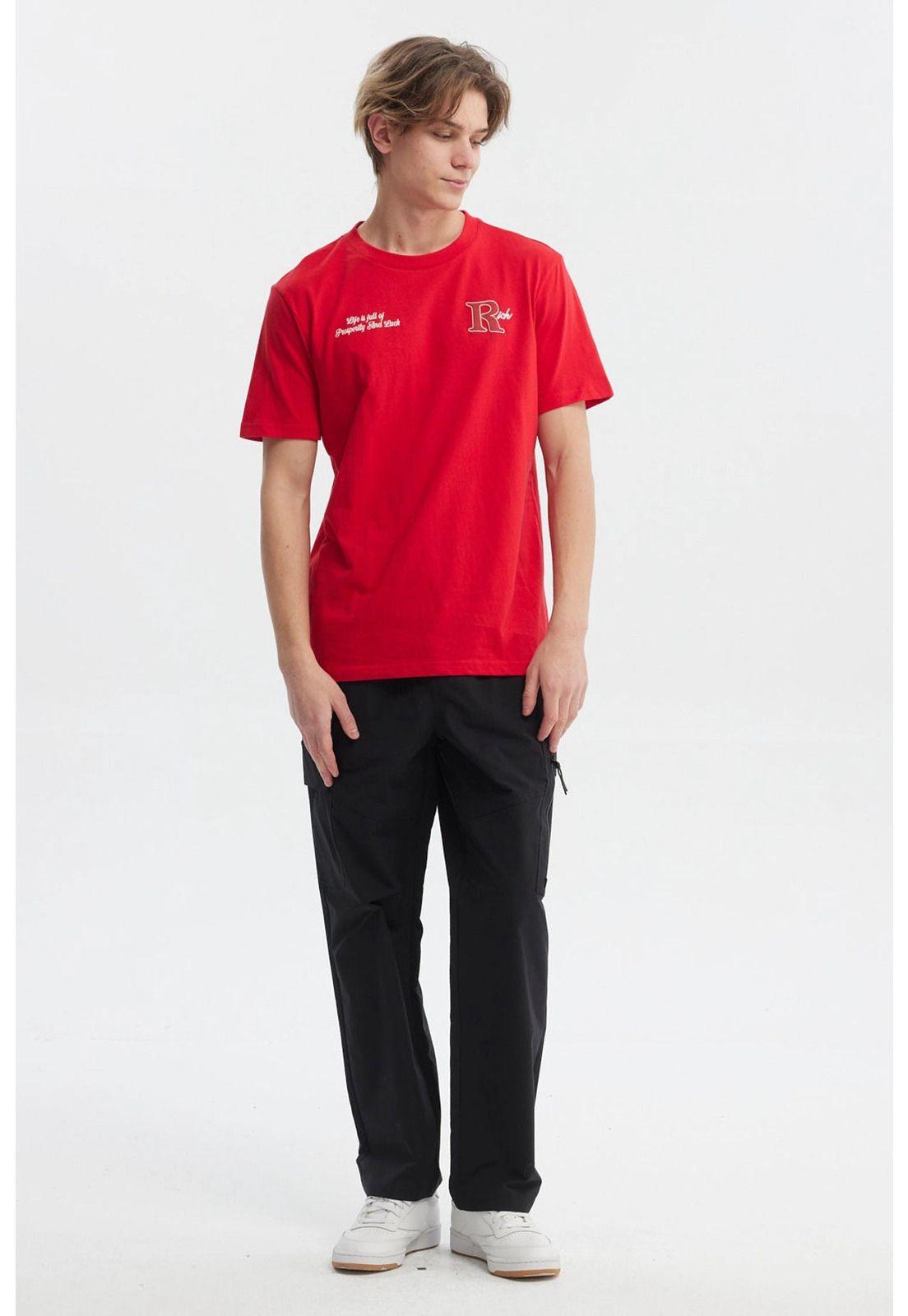 Polera Hombre Slim Rojo - ll-3