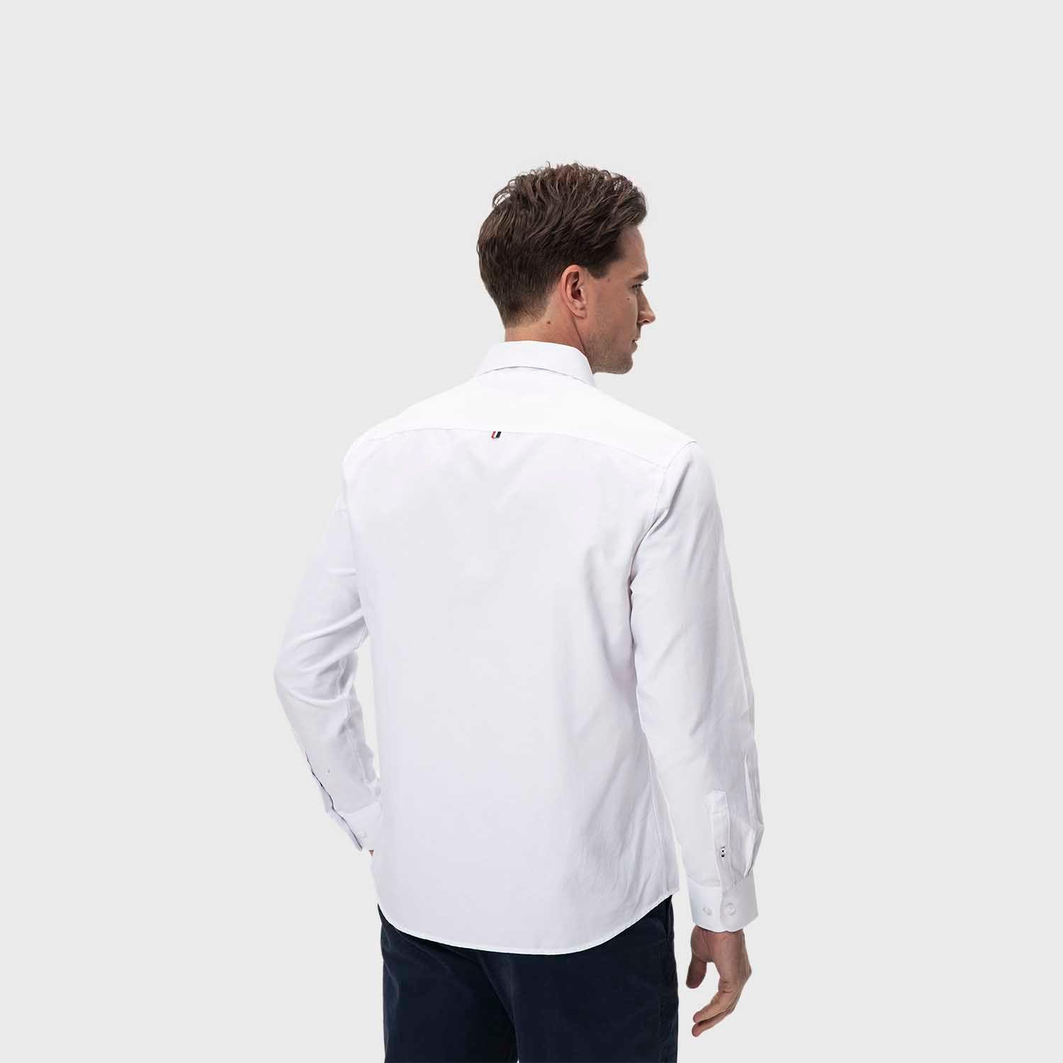 Camisa Hombre Oxford Blanco Fashion's Park-2