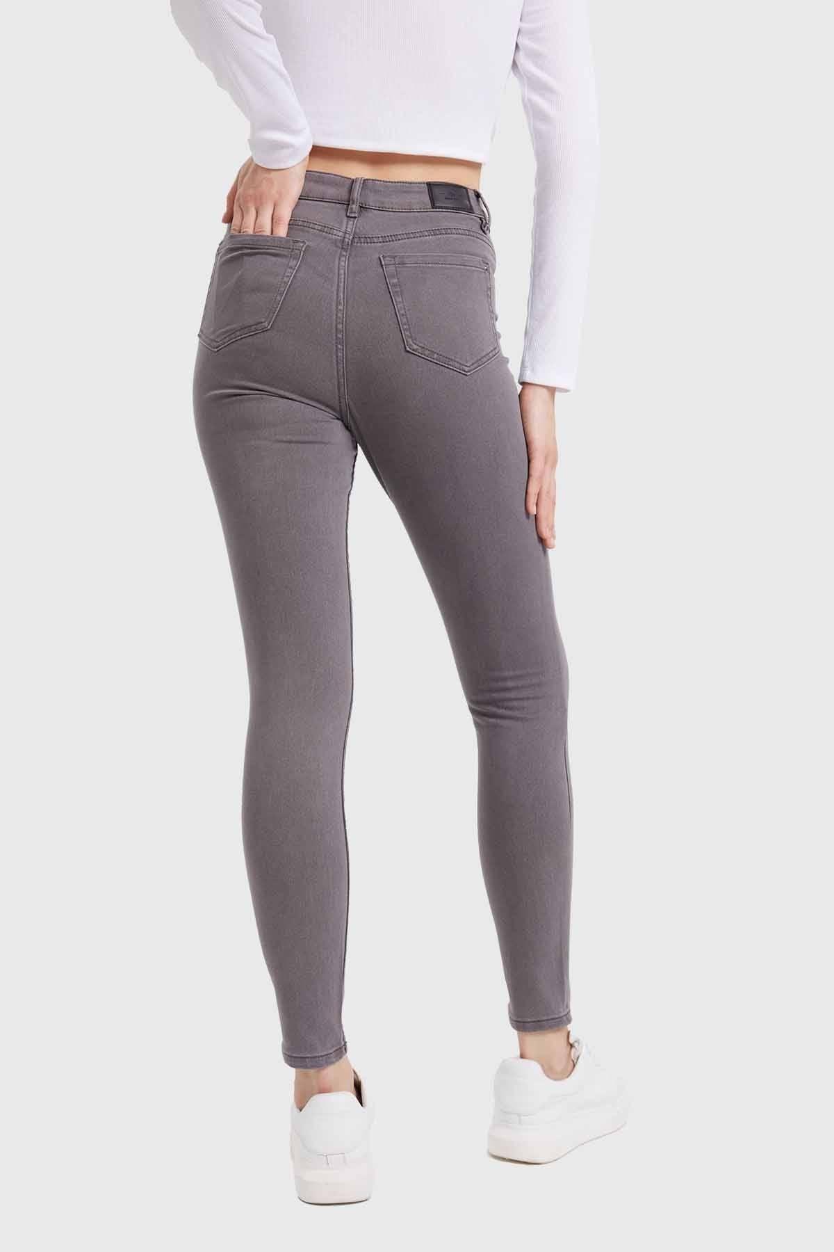 Jeans Mujer Skinny Emilia Gris-1
