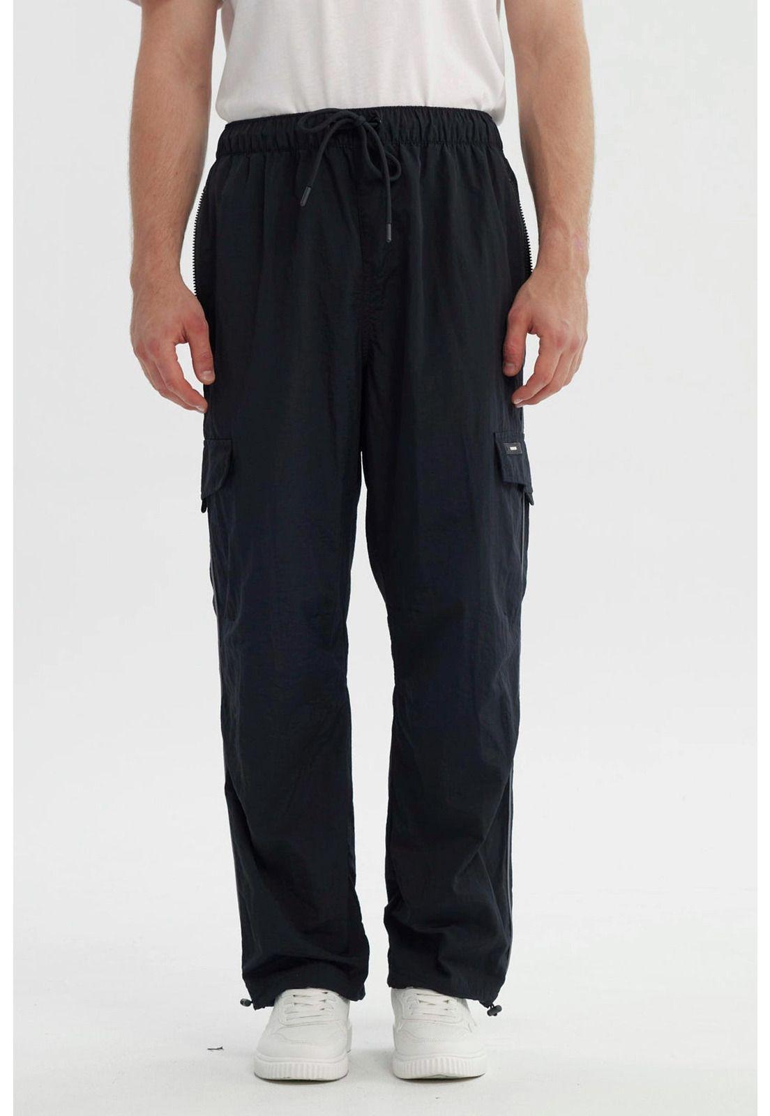 Pantalón Buzo Hombre Clásico Negro - lV-0