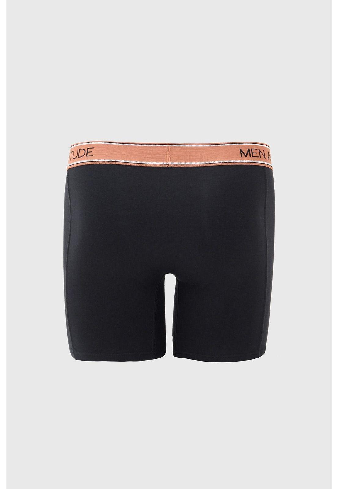 Bóxer Hombre Bipack Negro-3