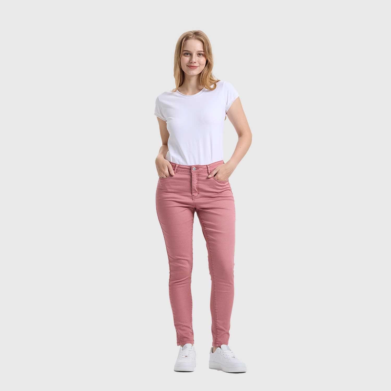 Jeans Mujer Emilia Marsala Claro Fashion's Park-3