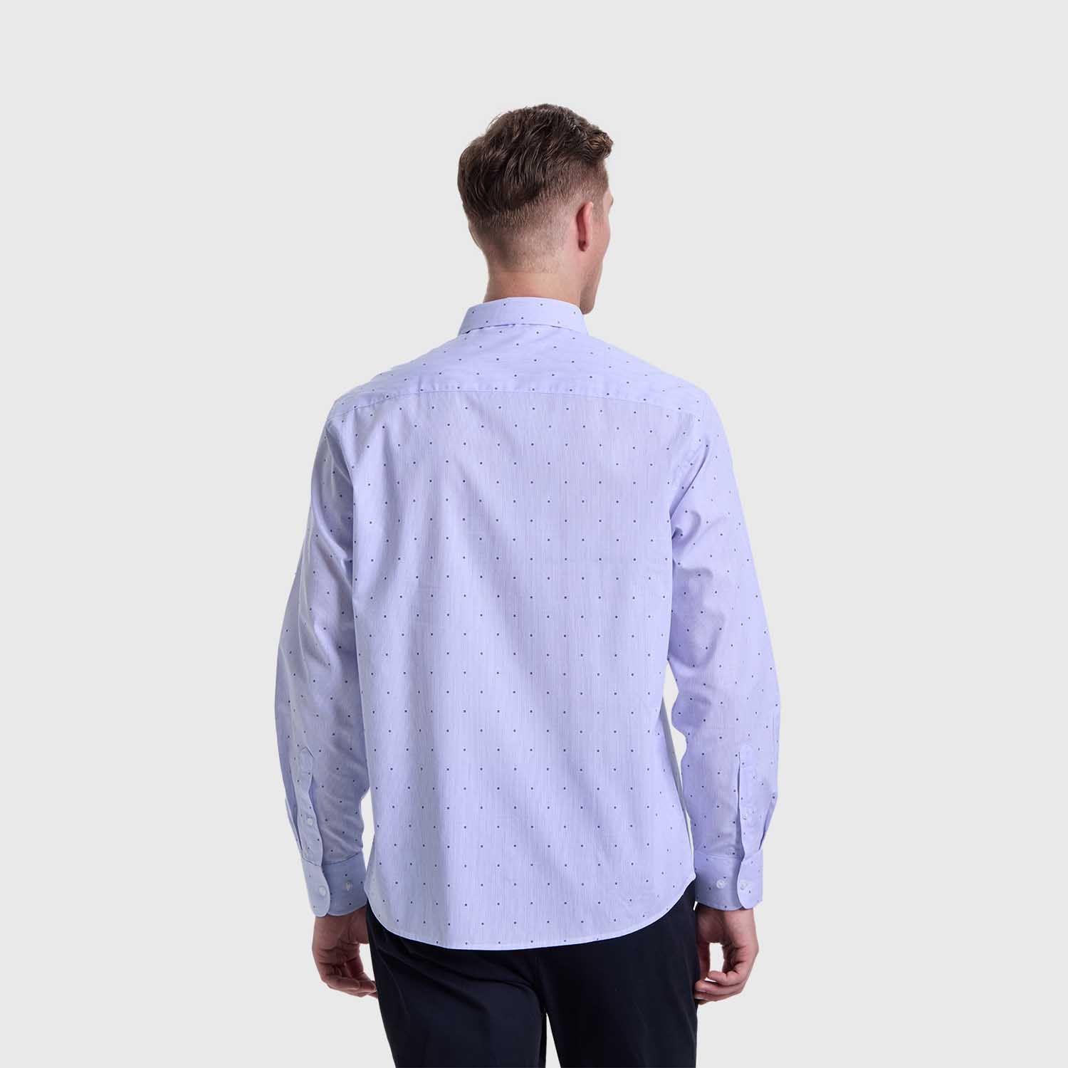 Camisa Hombre Fantasía Celeste Claro Fashion's Park-2