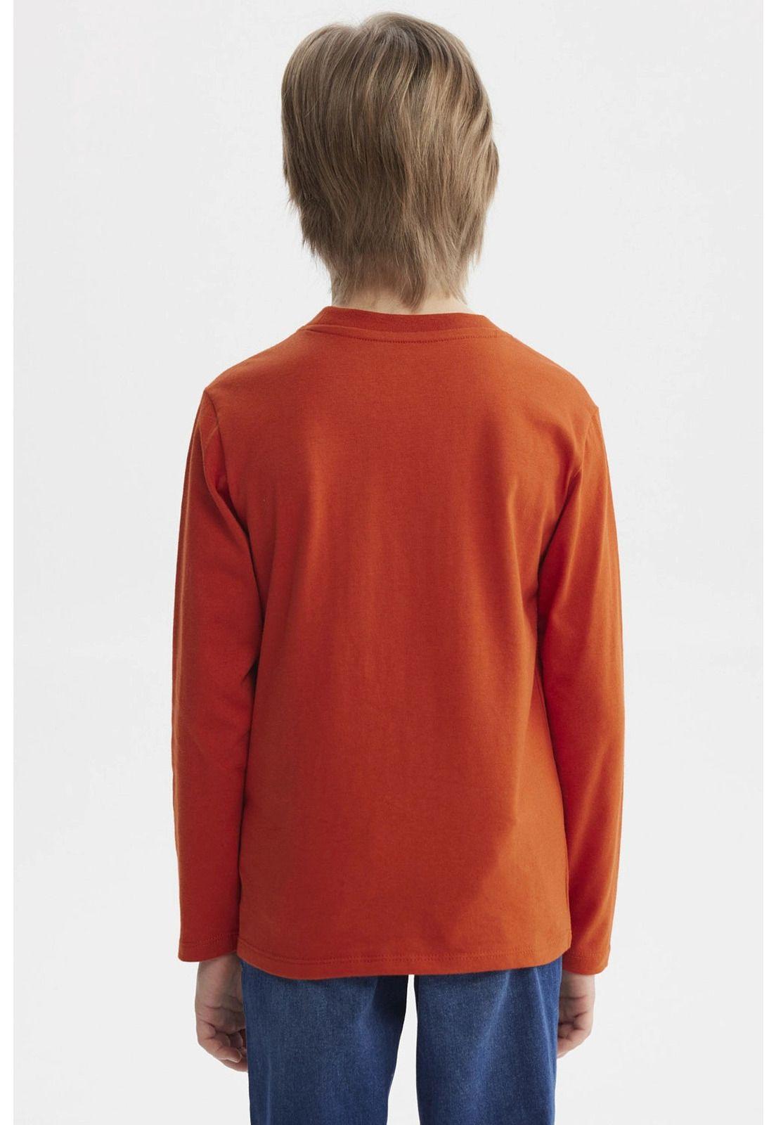 Polera Niño Toddler Print Ocre-2