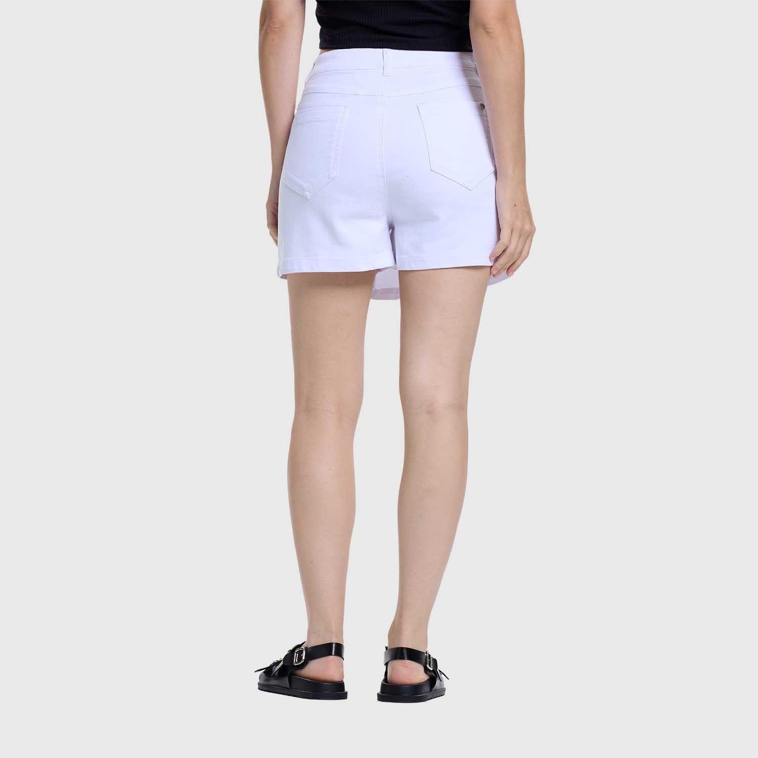 Falda Mujer Short Blanco Fashions Park-2