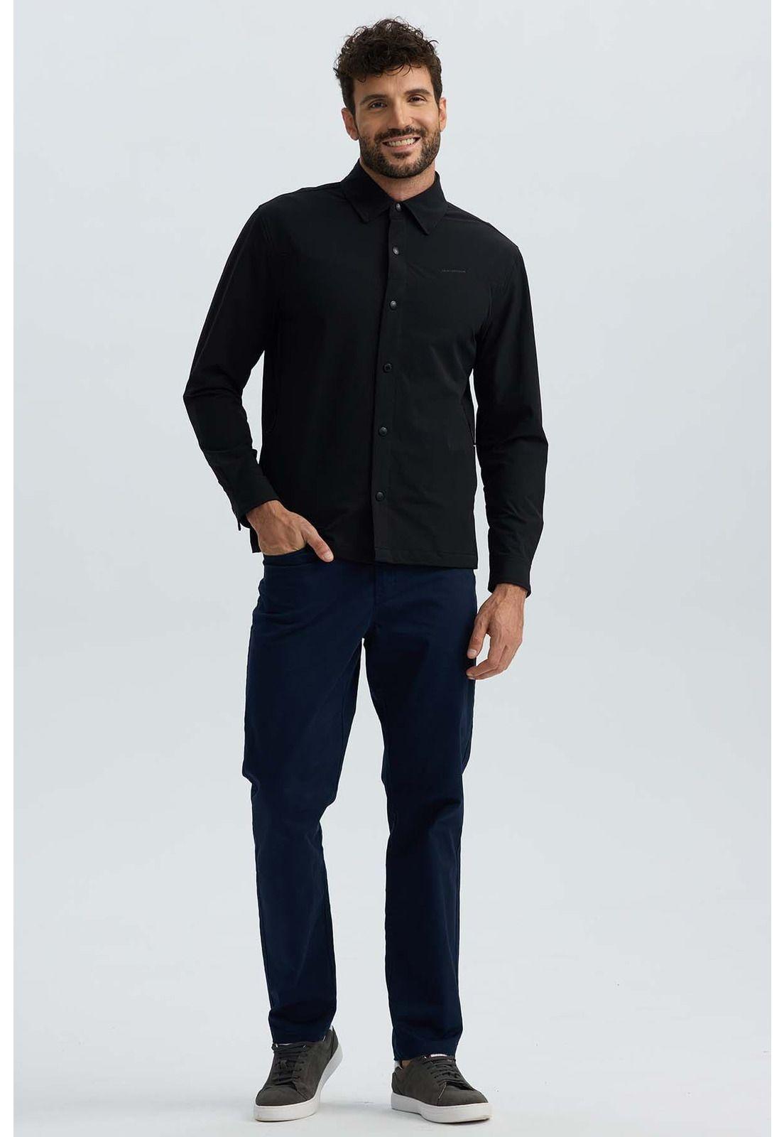 Chaqueta Hombre Detalle Negro-3