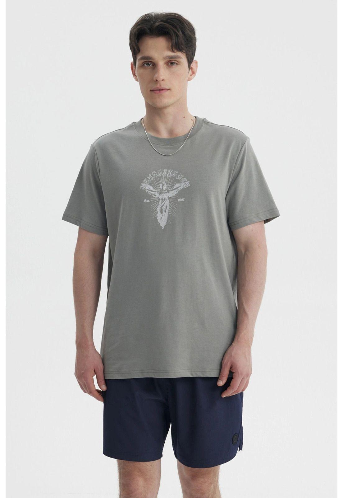 Polera Hombre Slim Verde Claro-0