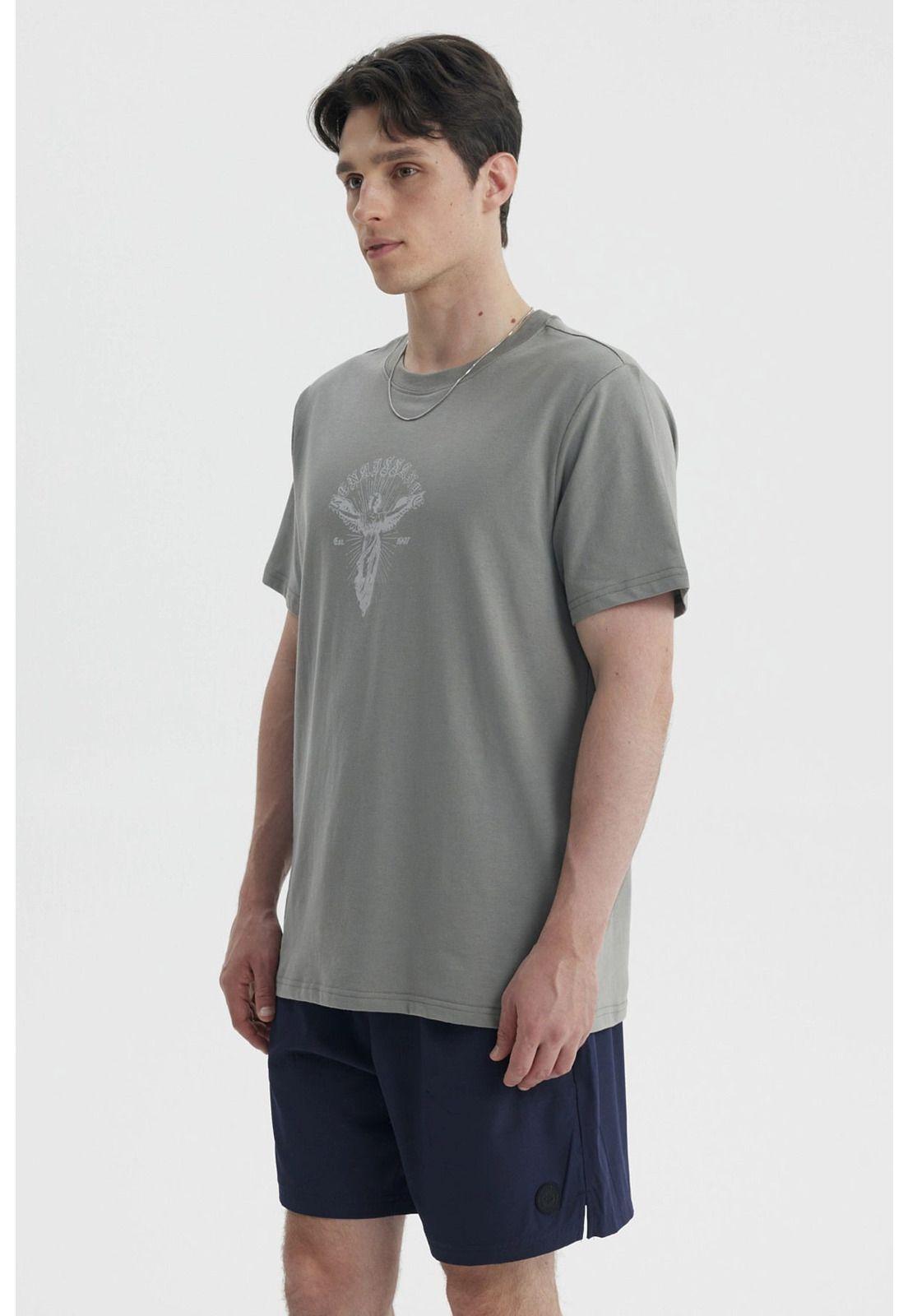 Polera Hombre Slim Verde Claro-2