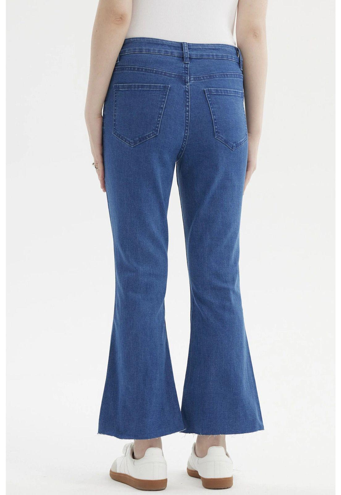 Jeans Mujer Flare Azul - ll-2