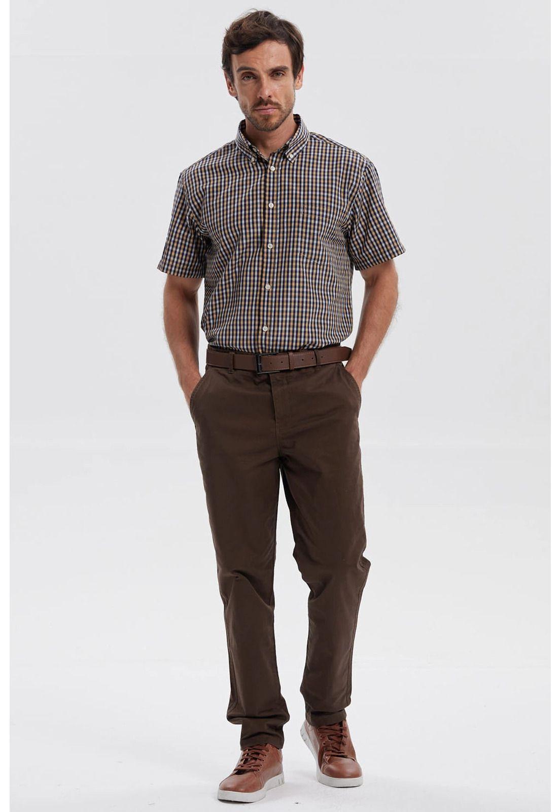 Camisa Hombre Rapport Regalo Amarillo-3