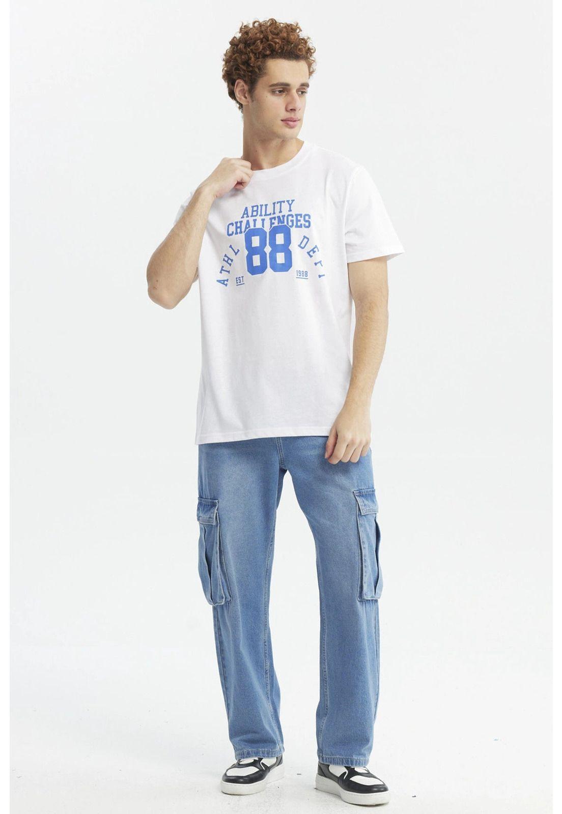 Polera Hombre Slim Blanco - Vl-3