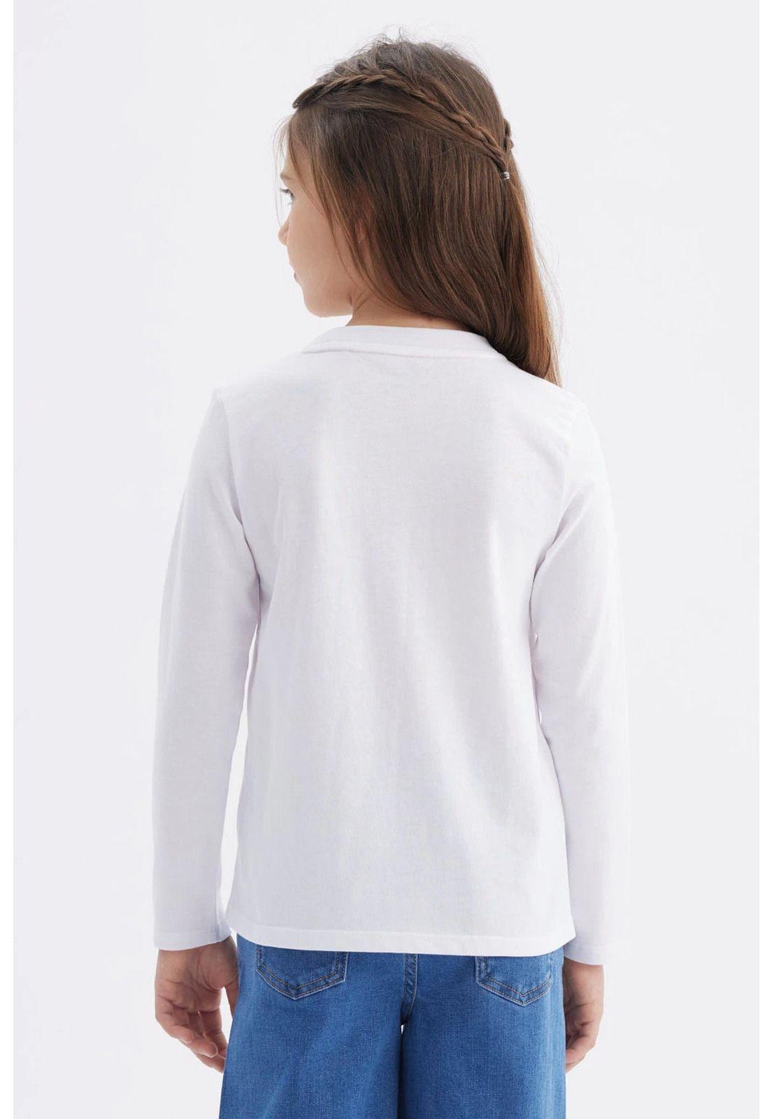 Polera Niña Toddler Print Blanco-2