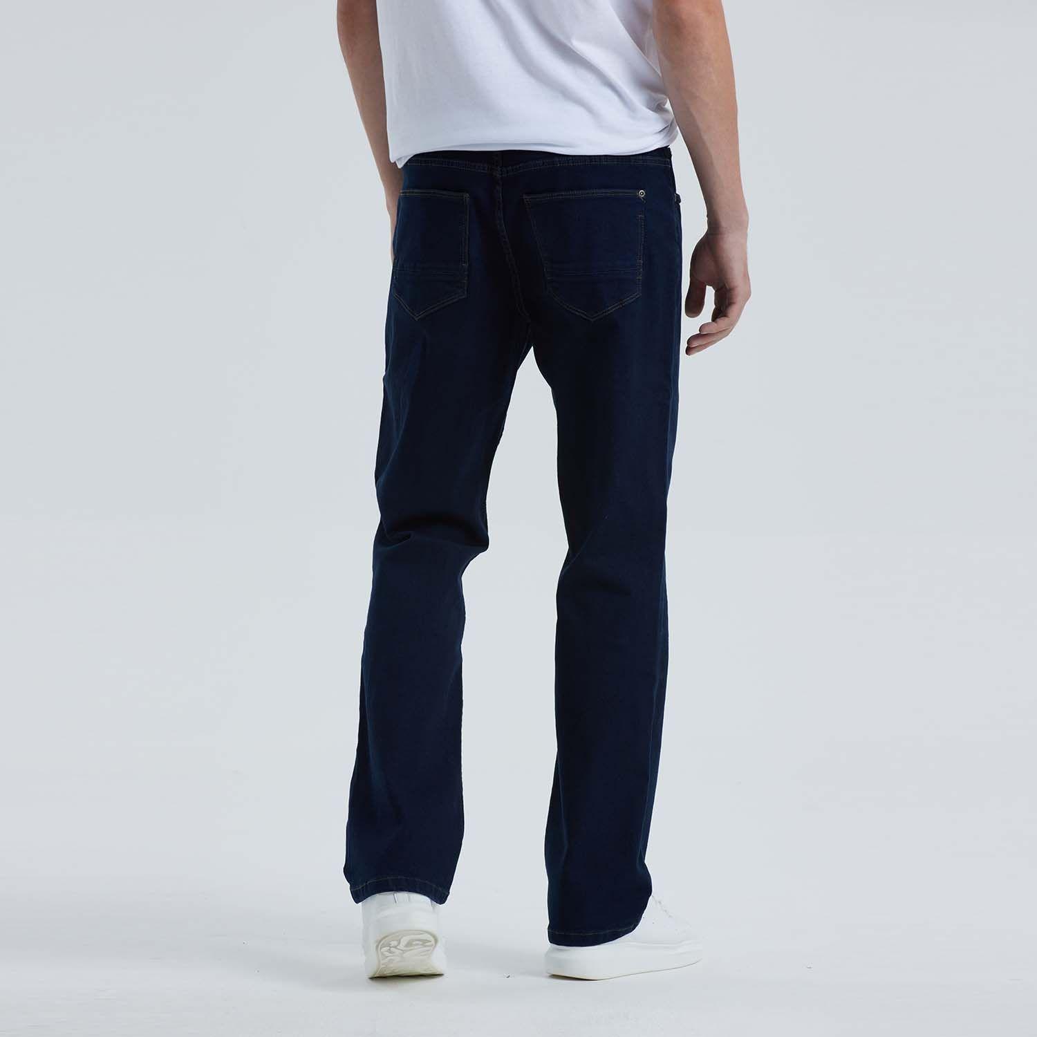 Jeans Straight 605 Azul Hombre-2
