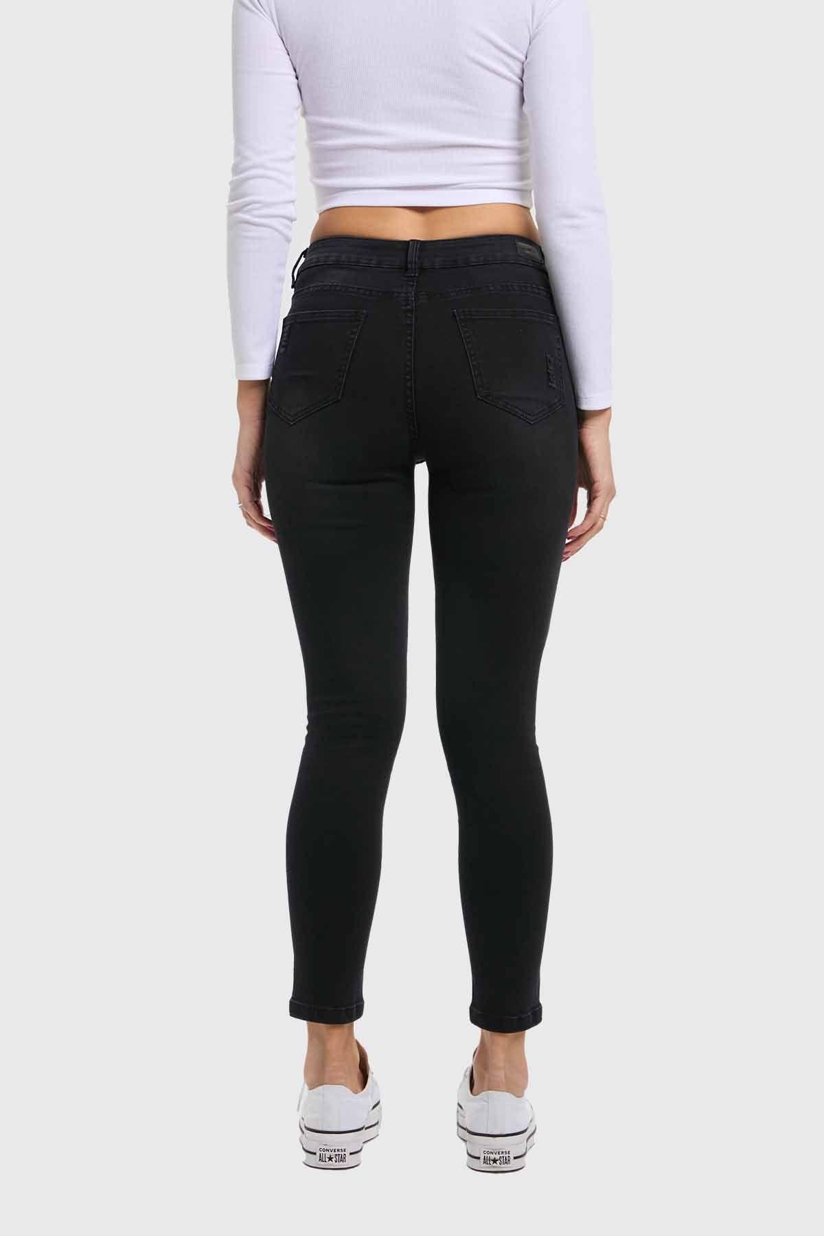 Jeans Mujer Super Skinny Lia Negro-2