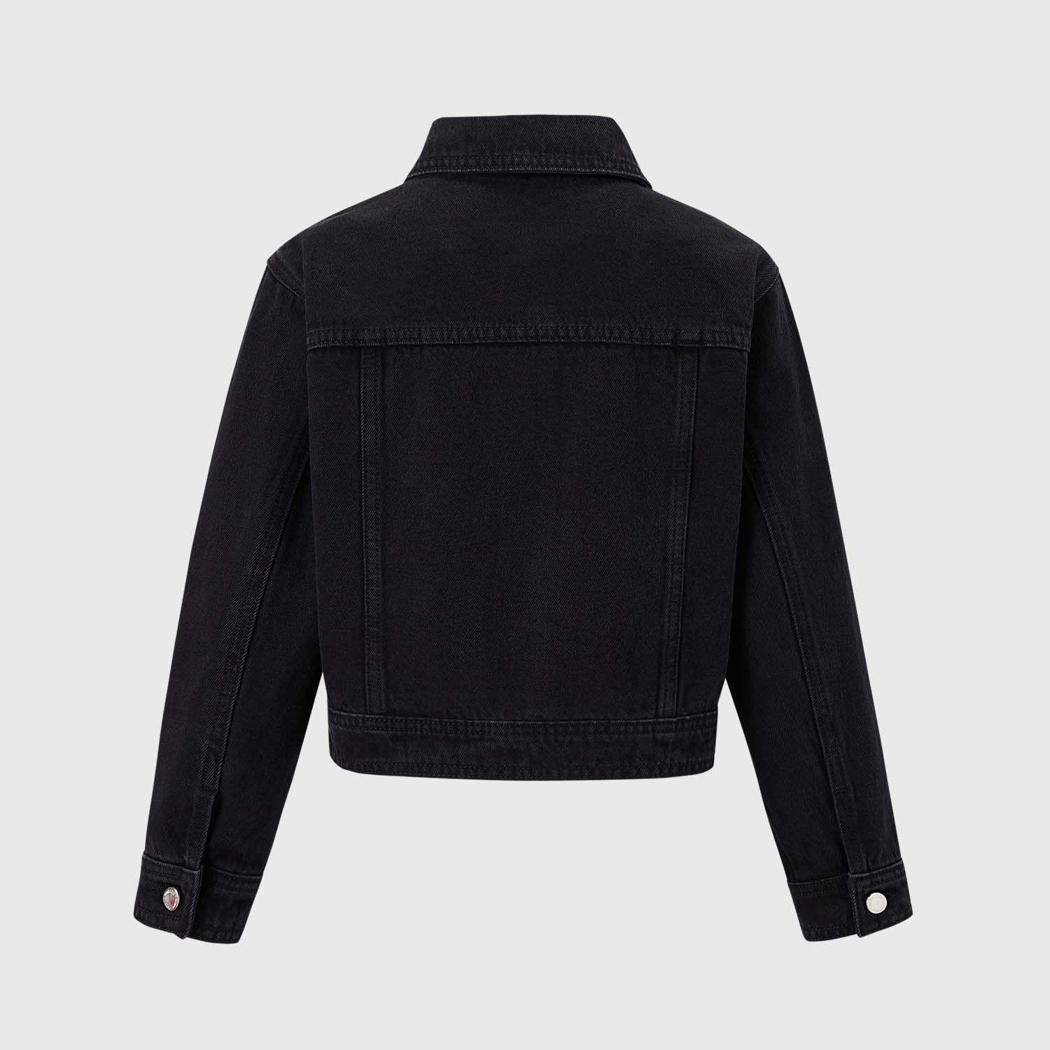 Chaqueta Niña Denim Negro Fashion's Park-1