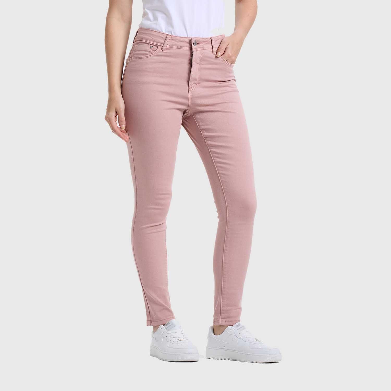 Jeans Mujer Emilia Rosado Claro Fashion's Park-1