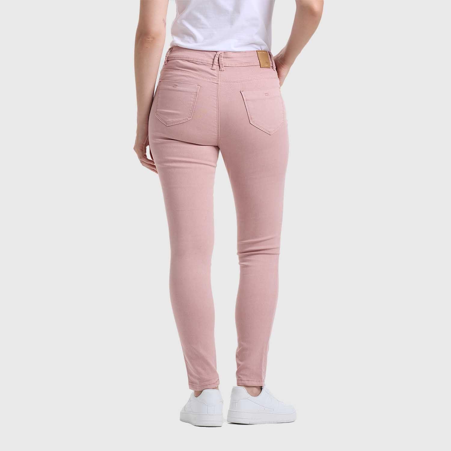 Jeans Mujer Emilia Rosado Claro Fashion's Park-2