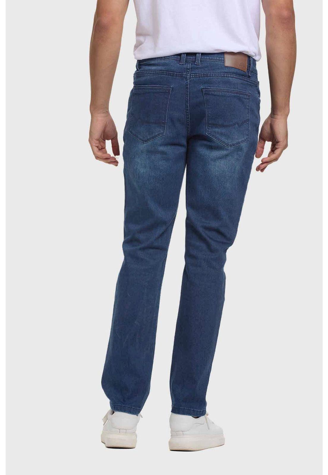 Jeans Hombre Slim Azul - X-2