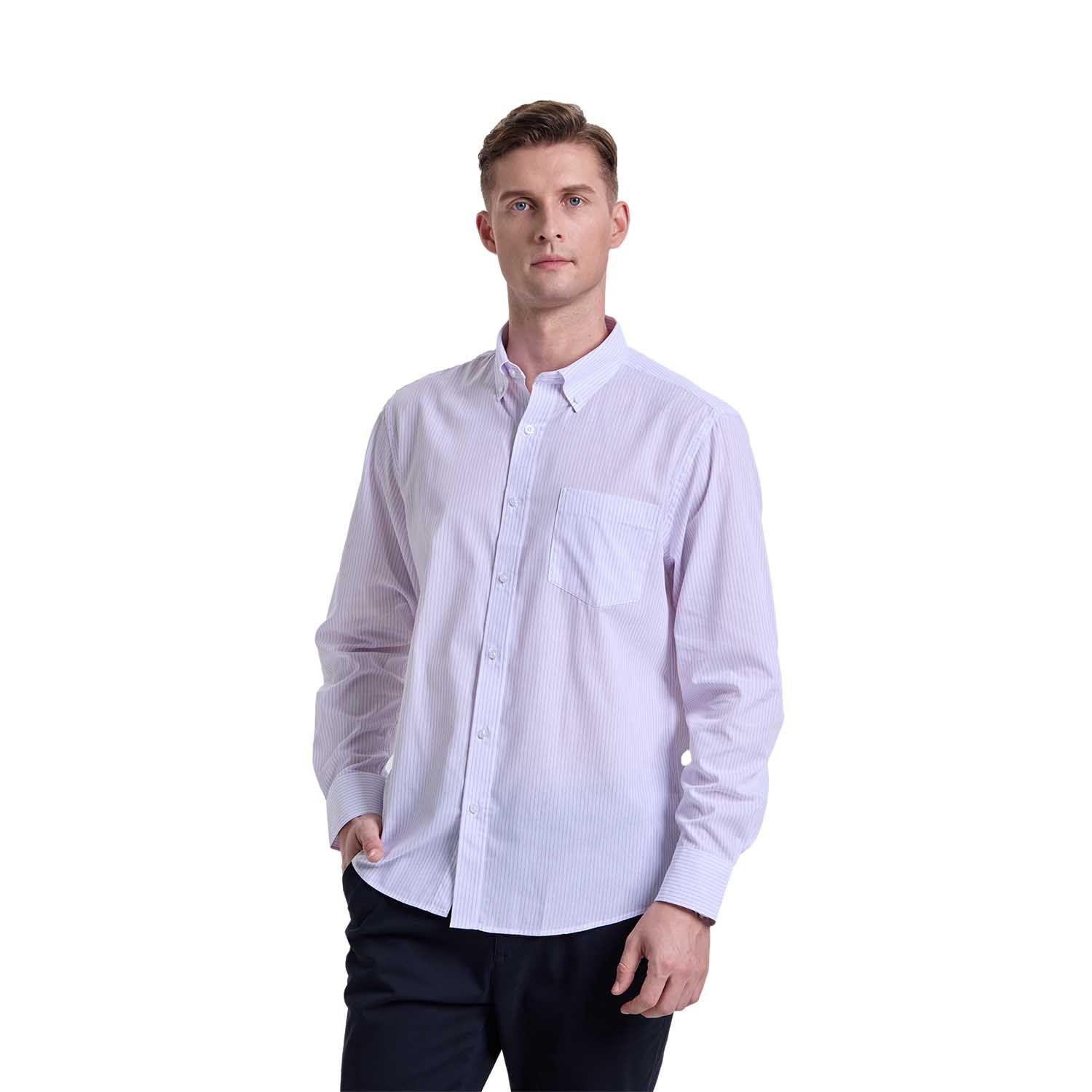 Camisa Hombre Fantasía Blanco / Fucsia Fashion's Park-0