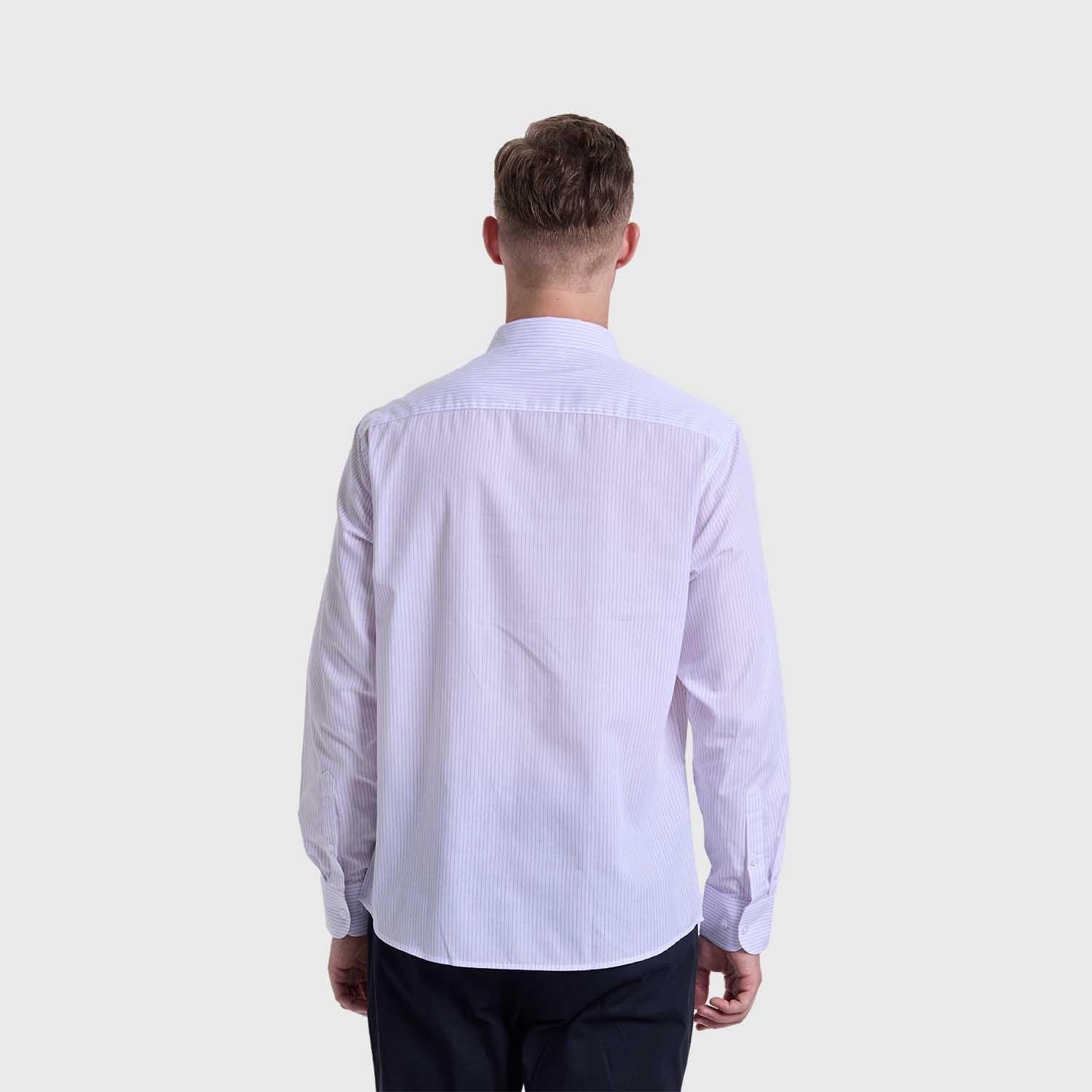 Camisa Hombre Fantasía Blanco / Fucsia Fashion's Park-2