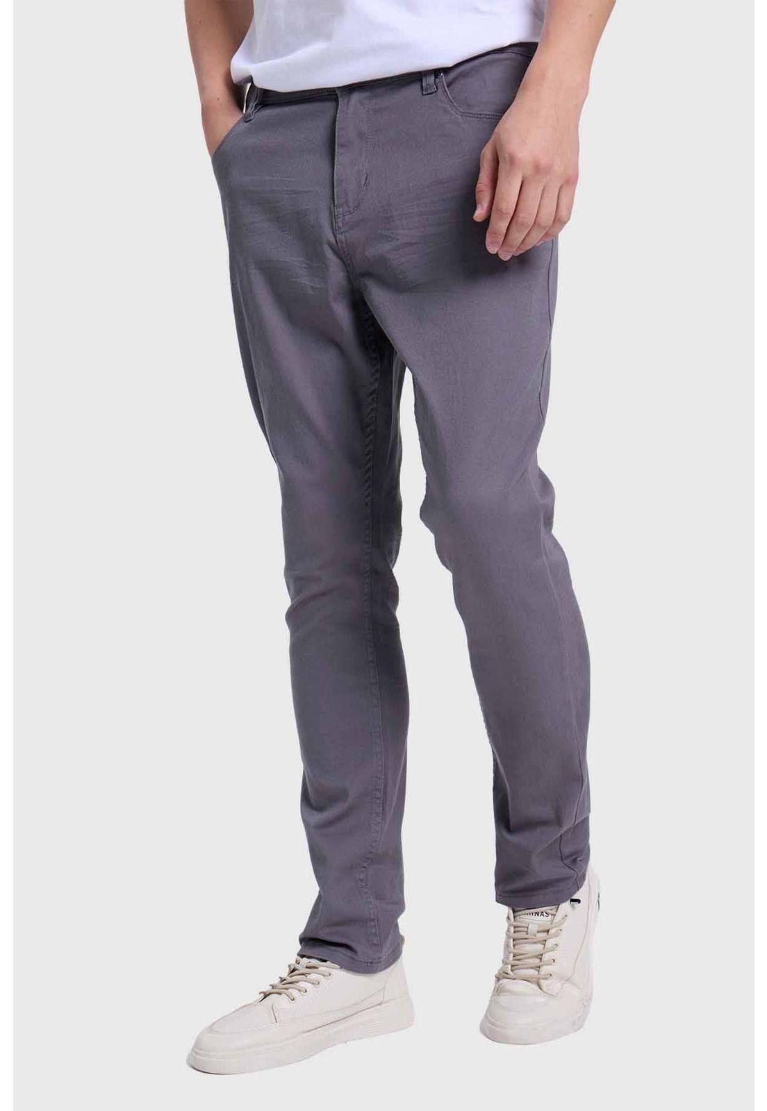Jeans Hombre Slim Gris - ll-1