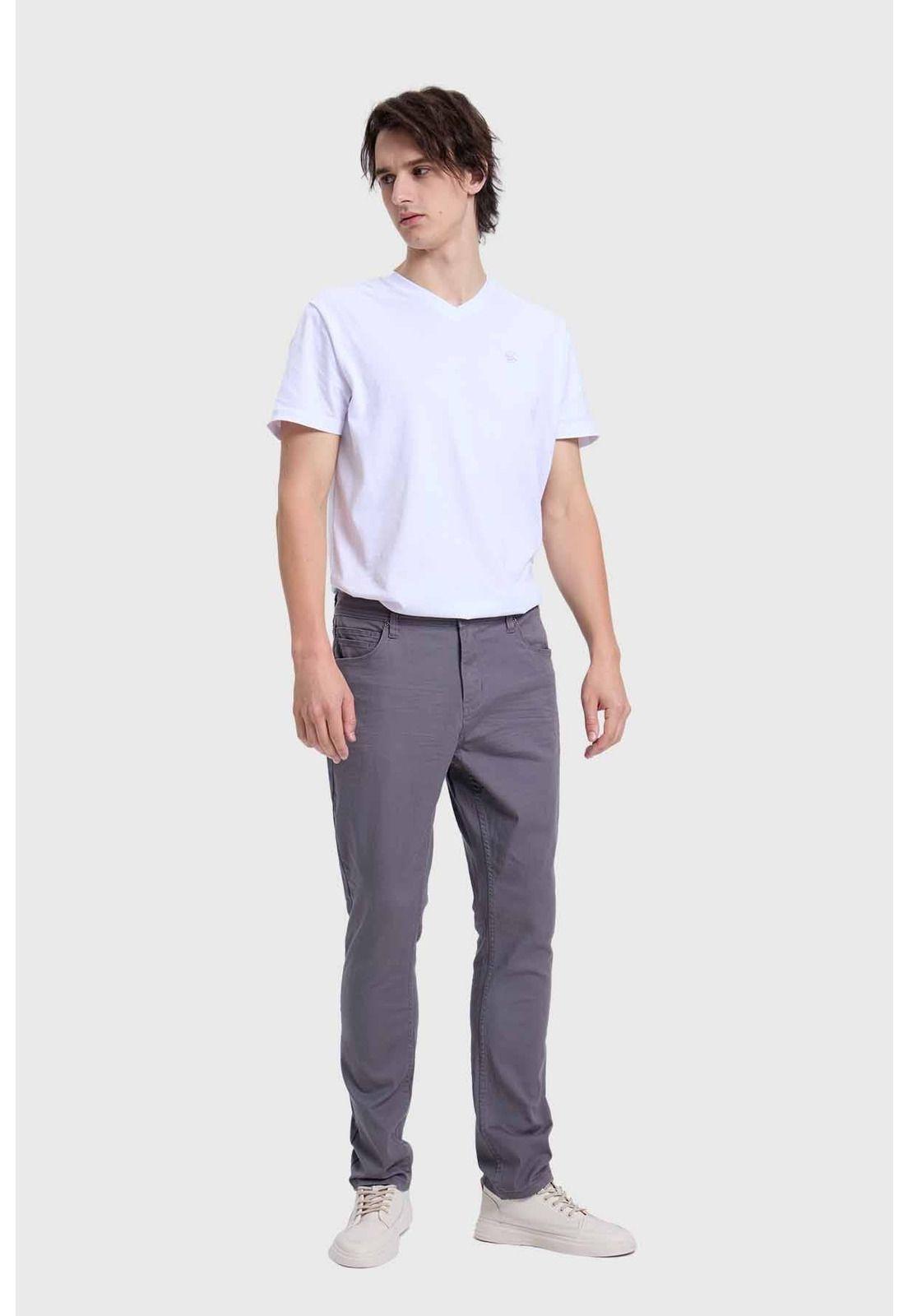 Jeans Hombre Slim Gris - ll-3