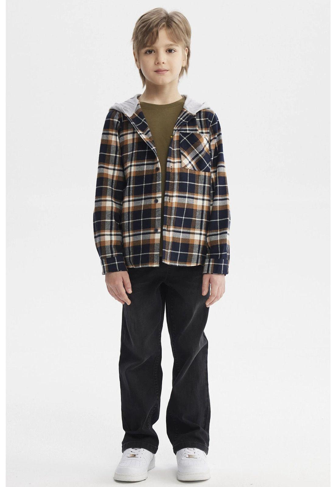 Camisa Niño Ancha Mostaza-3