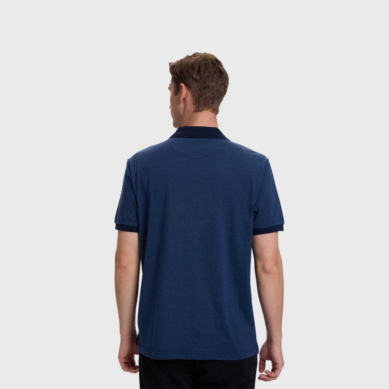 Polera Hombre Lisa Azul Marino Iv  Fashion's Park-2