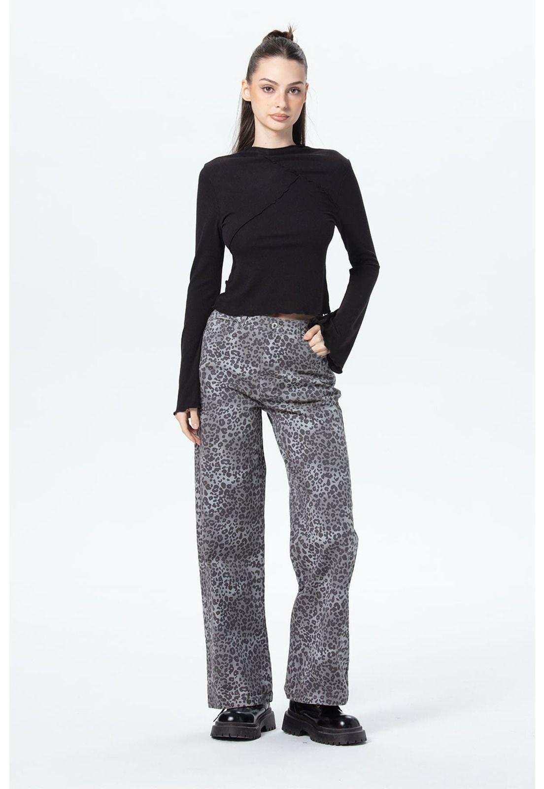 Polera Mujer Patchwork Negro-3
