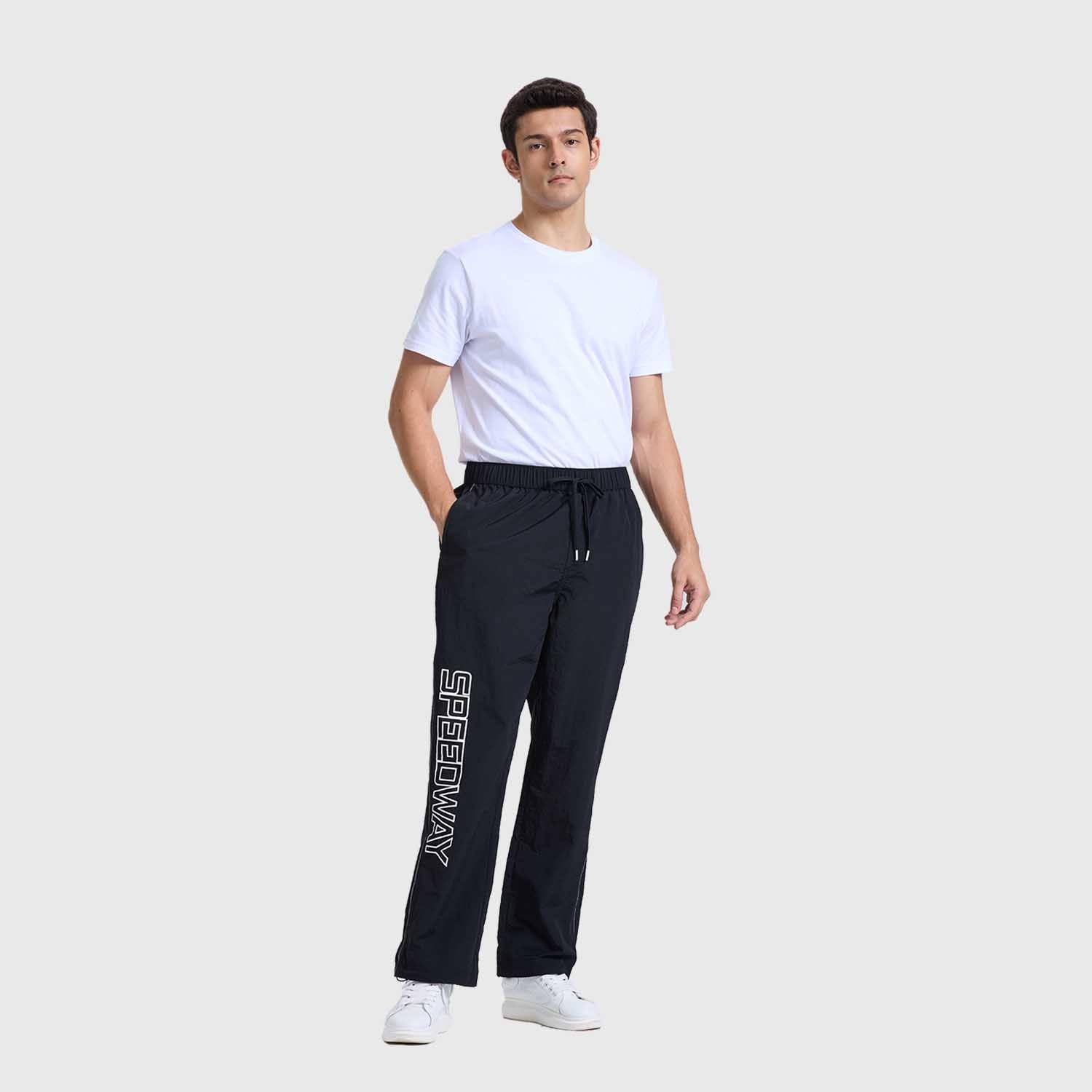Pantalón Hombre Racing Sport Negro Fashions Park-3