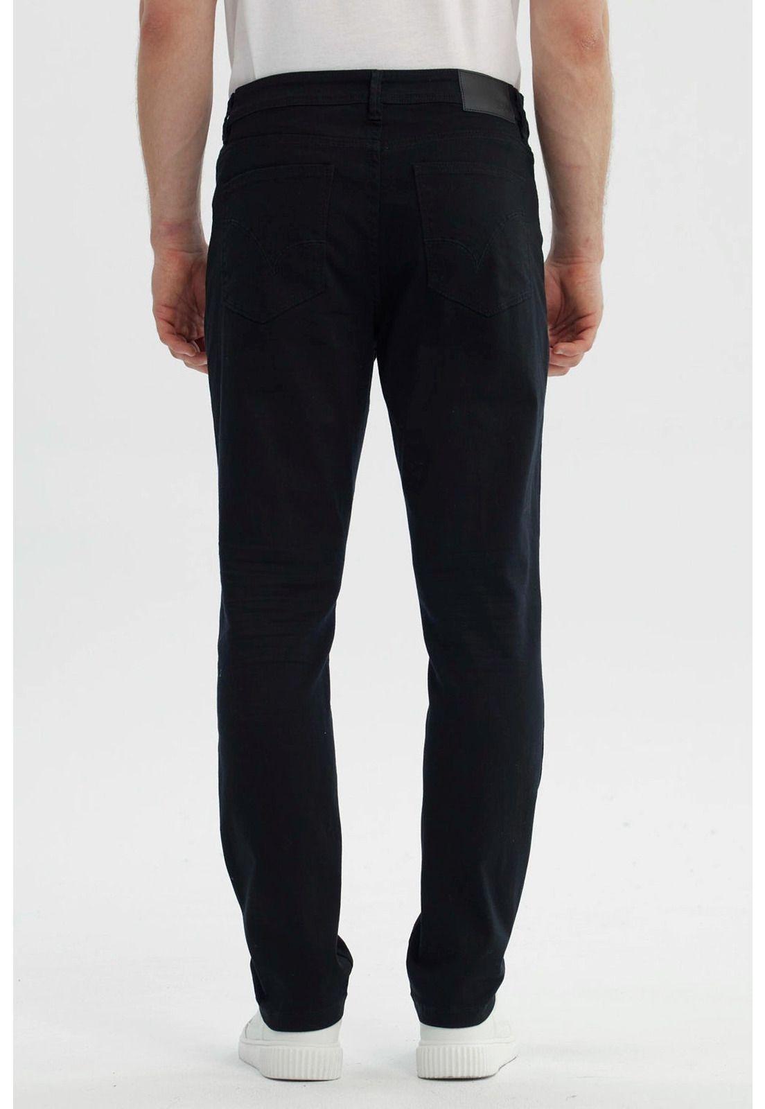 Jeans Hombre Slim Negro - Vl-2