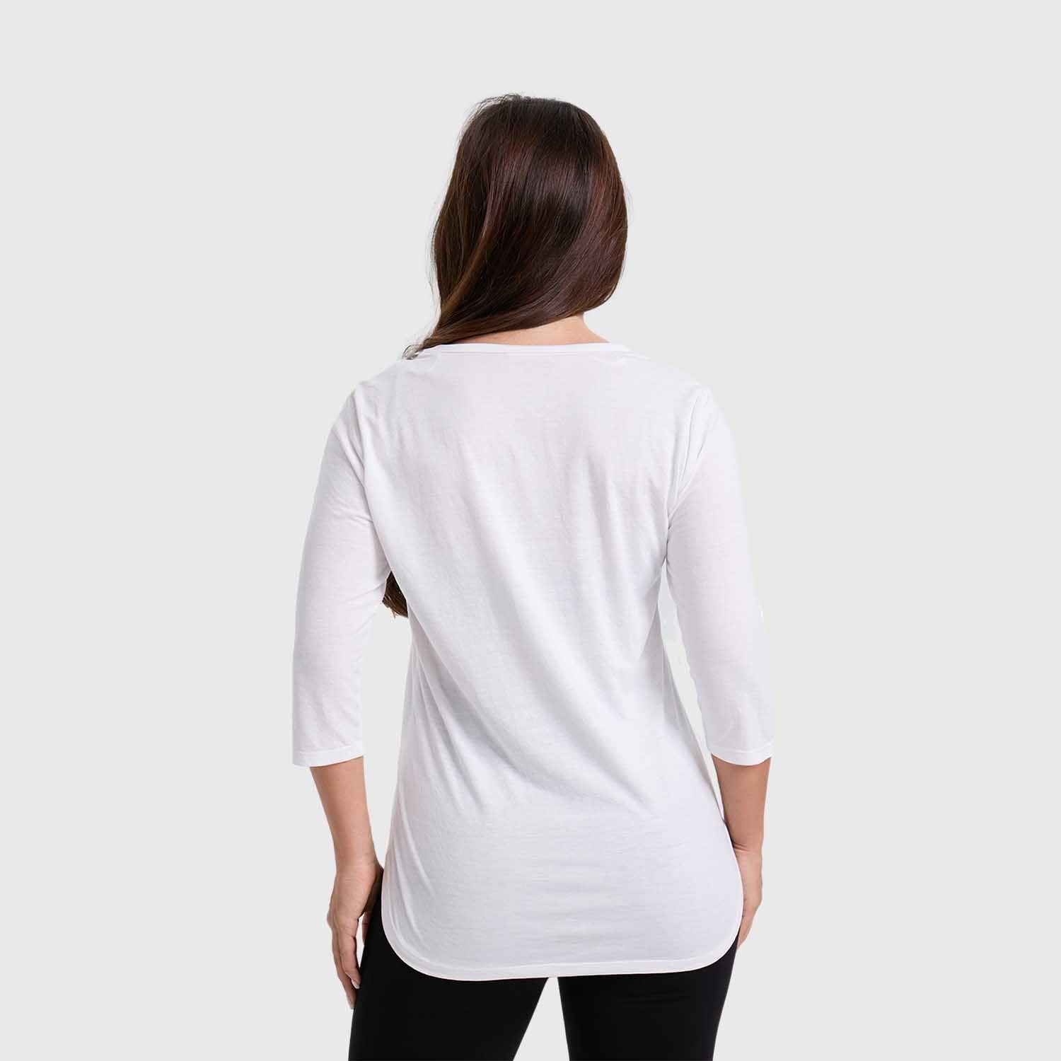 Polera Mujer Larga Aplicación Crudo Fashion´s Park-2