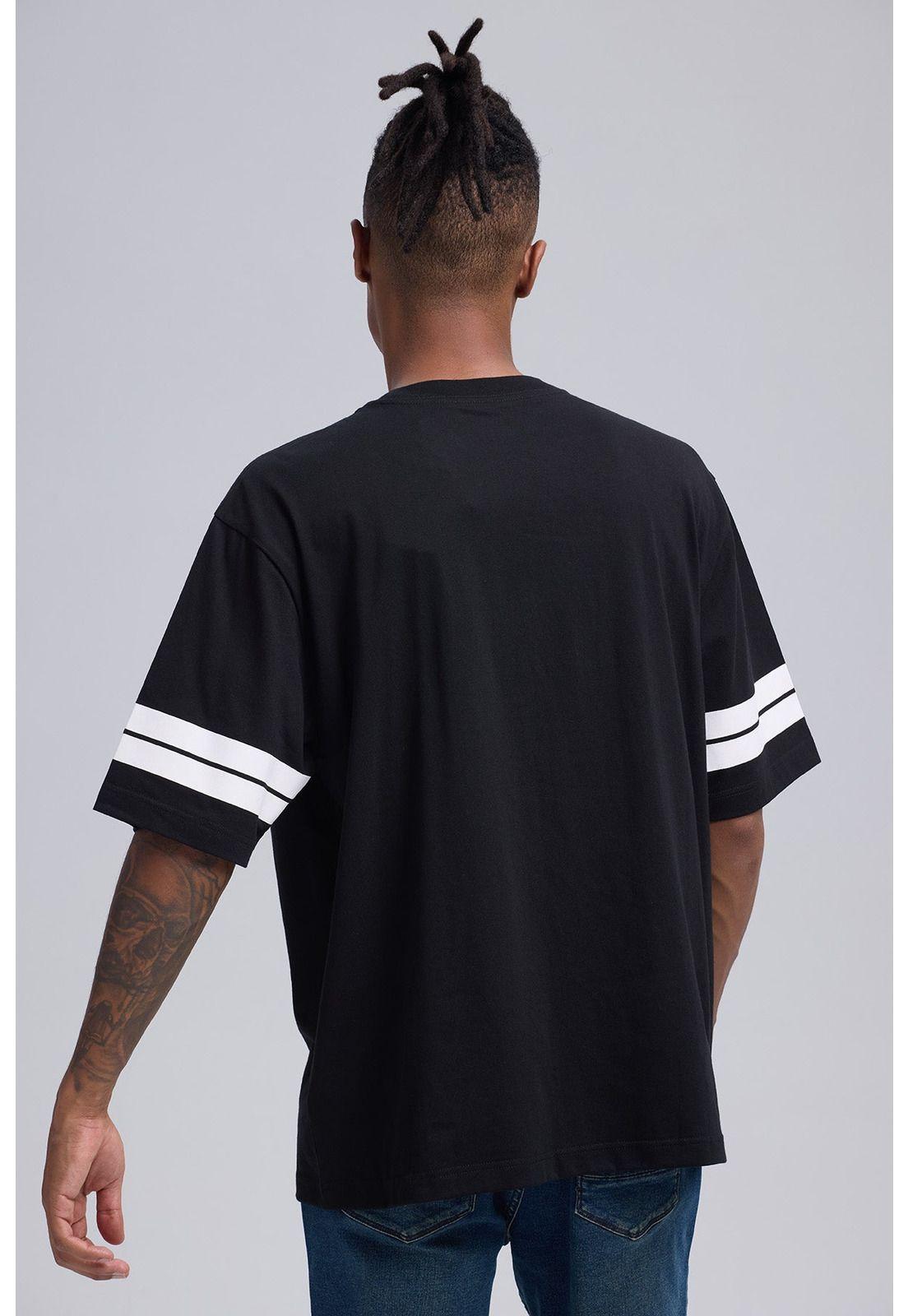 Polera Hombre Print Negro - lll-2